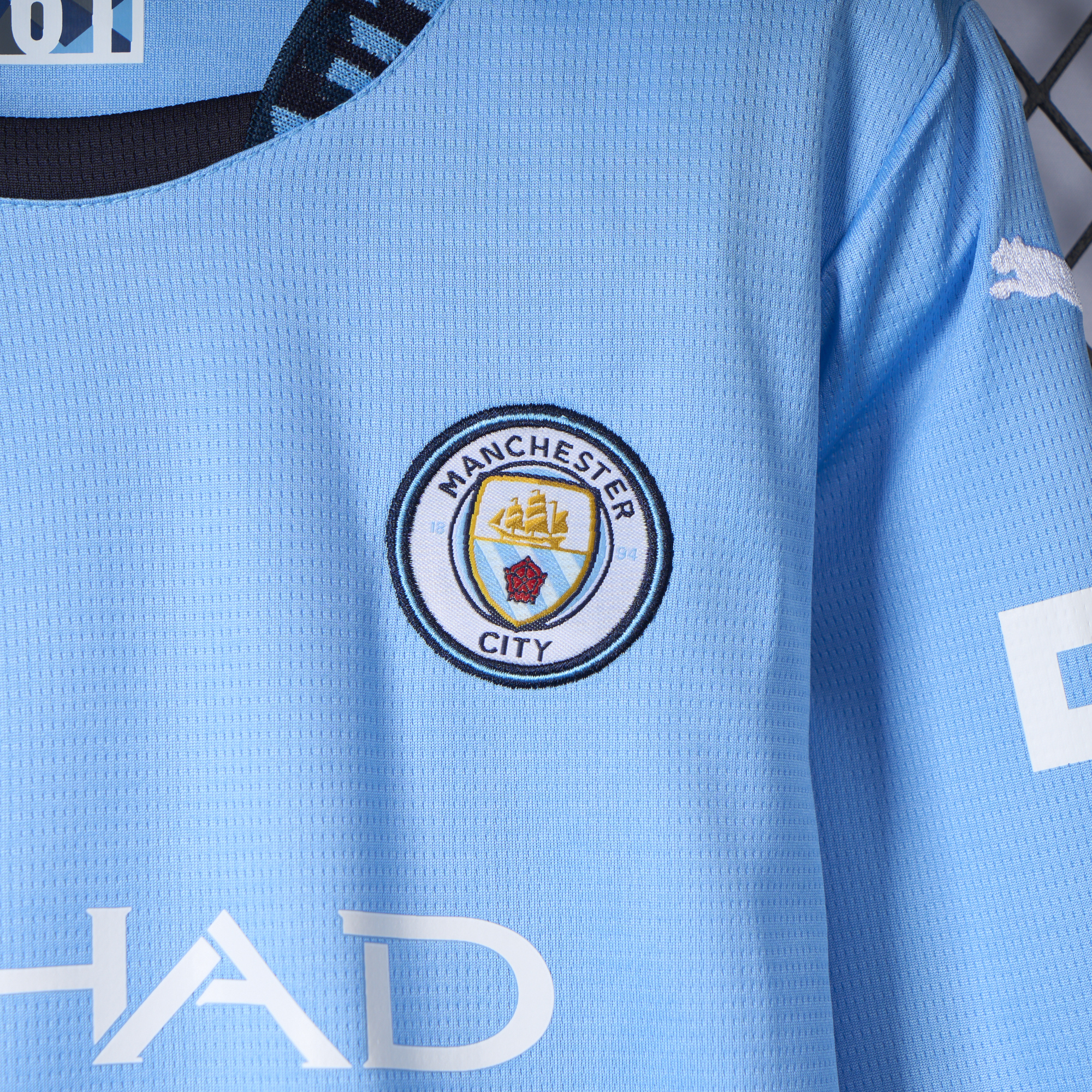 Manchester City 24-25 Home Long Sleeve Kids Kit - UnitedFutballJersey