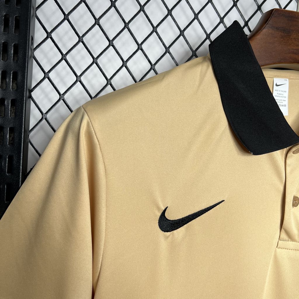 Barcelona 24-25 Gold Polo Shirt - Fans Version - UnitedFutballJersey