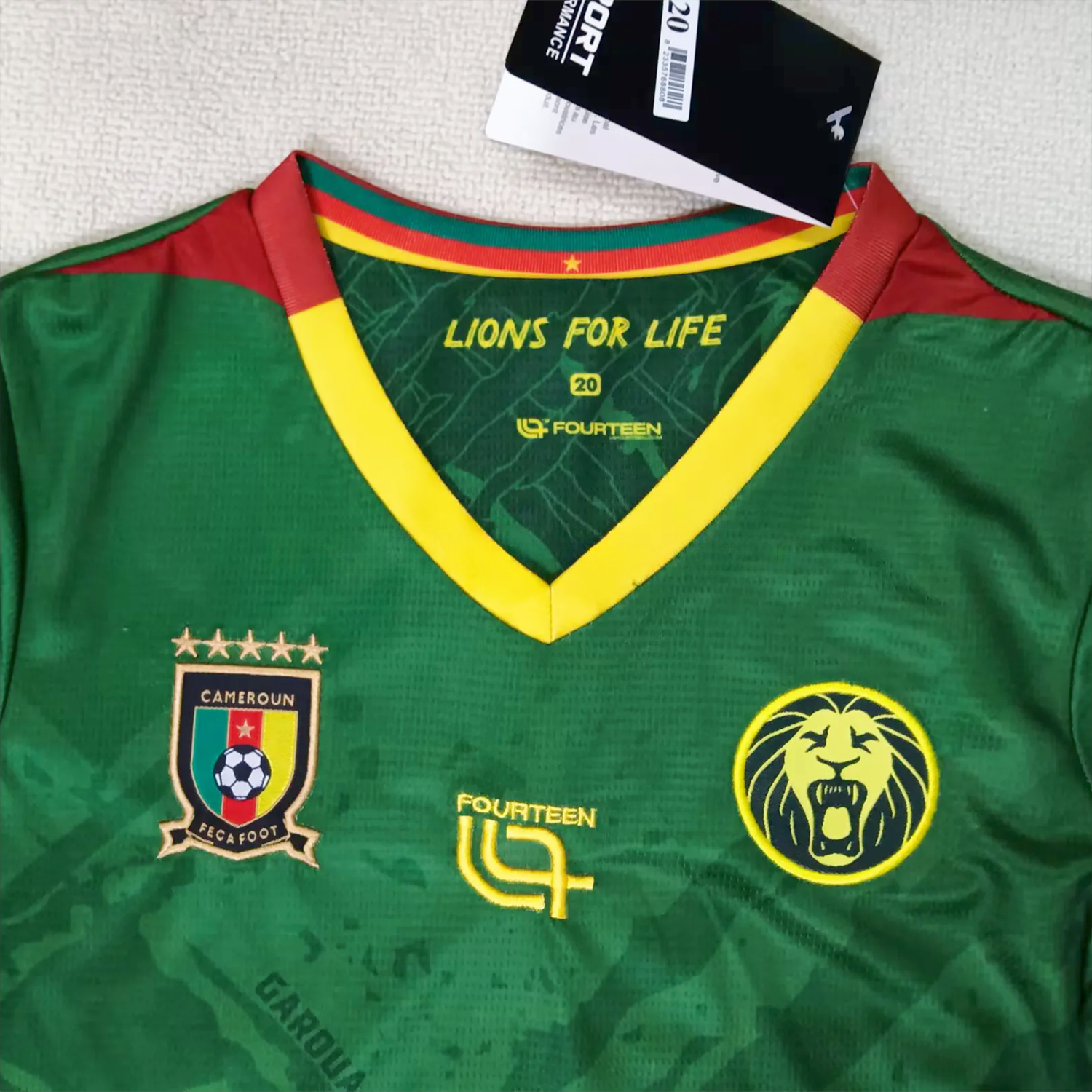 Cameroon 25-26 Home Kids Kit - UnitedFutballJersey