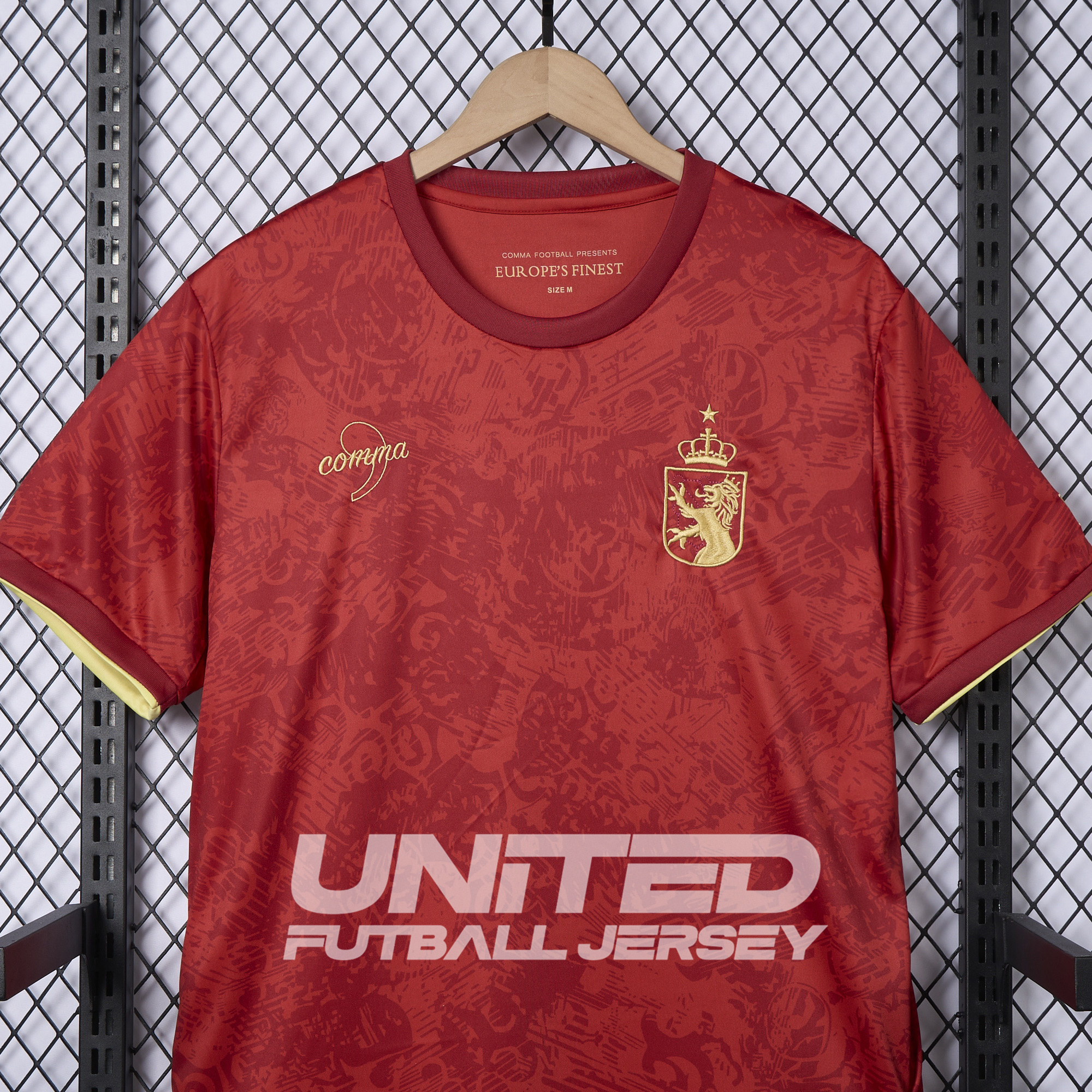 Spain 2024-25 COMMA Red Special Edition Jersey - Fans Version - UnitedFutballJersey