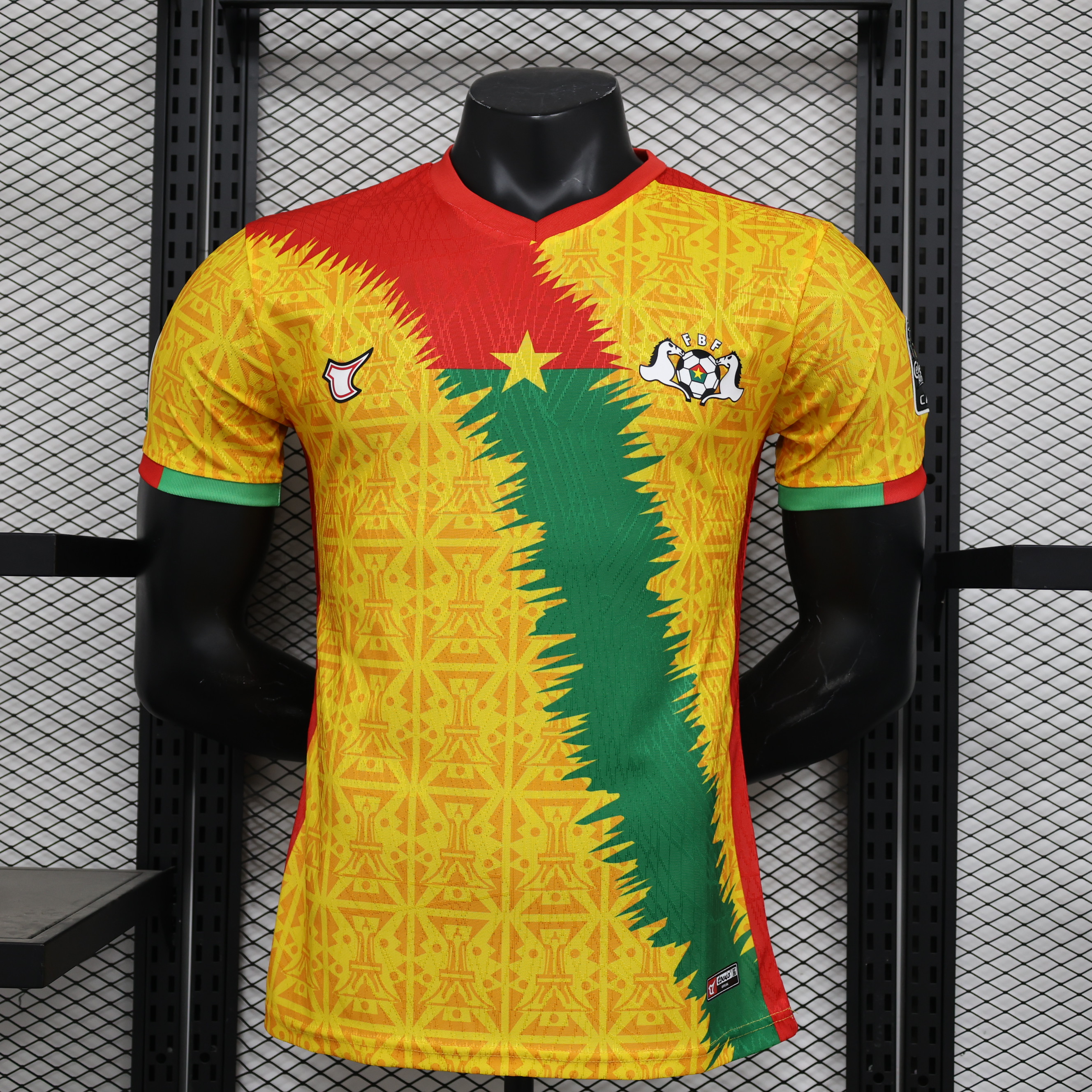 Burkina Faso 23-24 Third Jersey - Player Version - UnitedFutballJersey