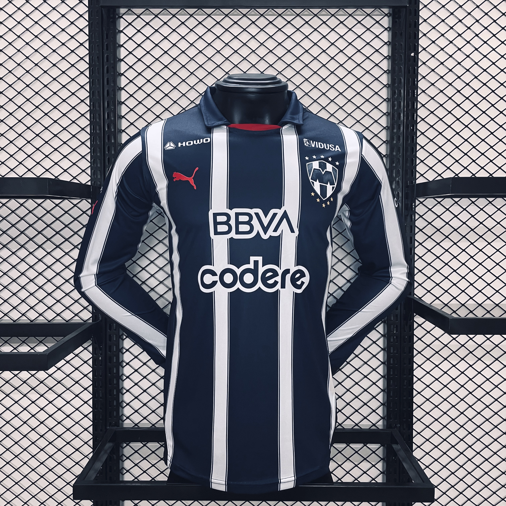 Rayados Monterrey 24-25 Home Long Sleeves Jersey - Player Version - UnitedFutballJersey