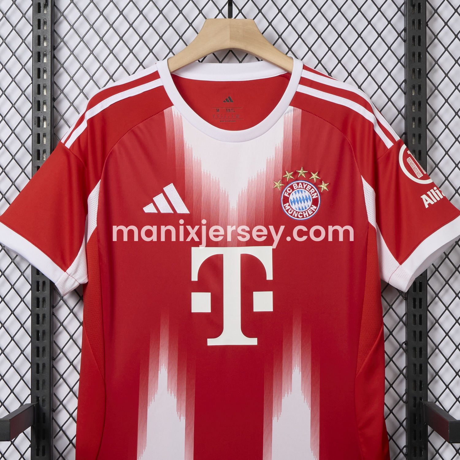 Bayern Munich 25-26 Pattern M Home Jersey(New Leaked Version) - Fans Version - UnitedFutballJersey