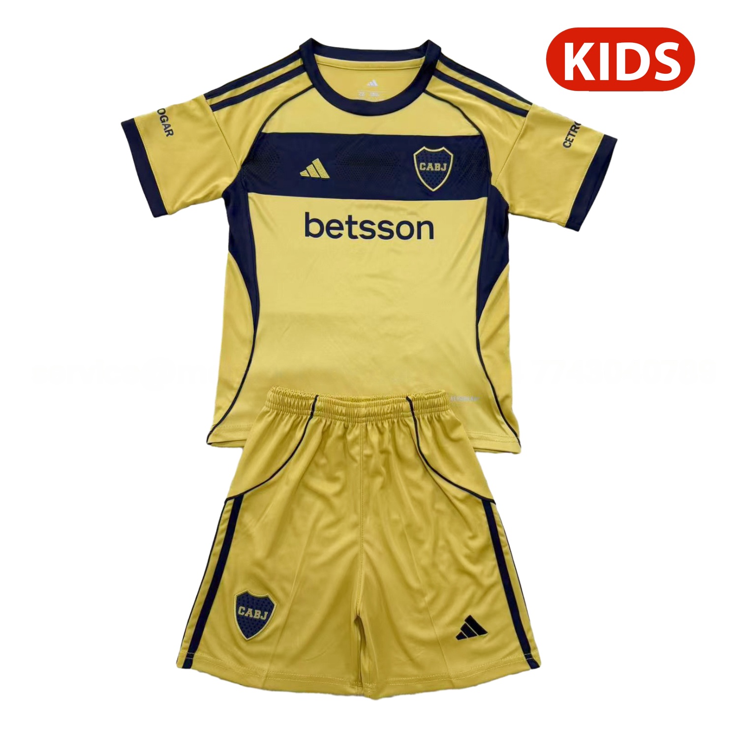 Boca Juniors 25-26 Away Kids Kit - UnitedFutballJersey