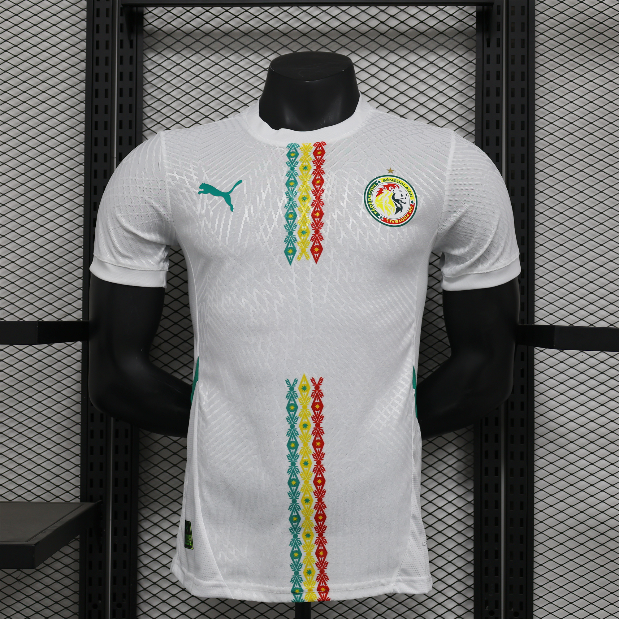 Senegal 24-25 Home White Jersey - Player Version - UnitedFutballJersey