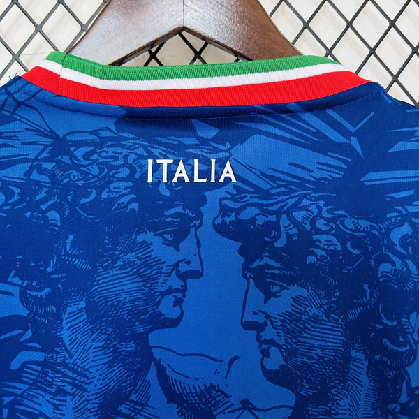 Italy 2024 Blue Special Edition Jersey - Fans Version - UnitedFutballJersey
