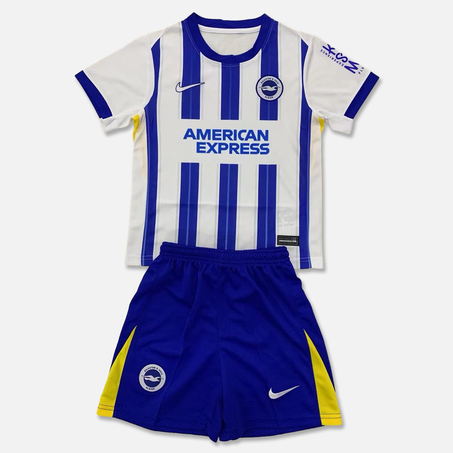 B.r.i.g.h.t.o.n 24-25 Home Kids Kit - UnitedFutballJersey