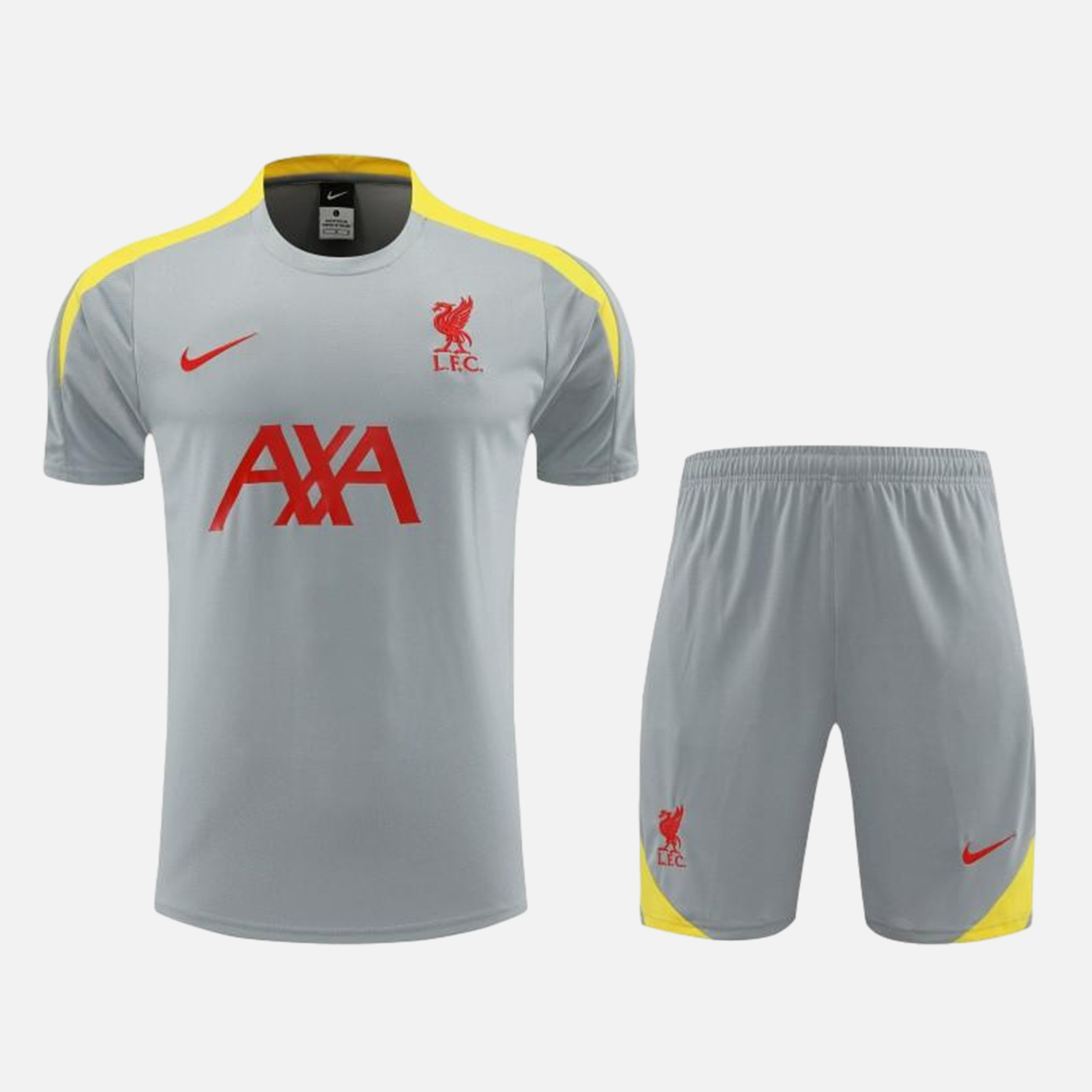 Liver.pool 24-25 Short-Sleeve Training Set - Grey - UnitedFutballJersey