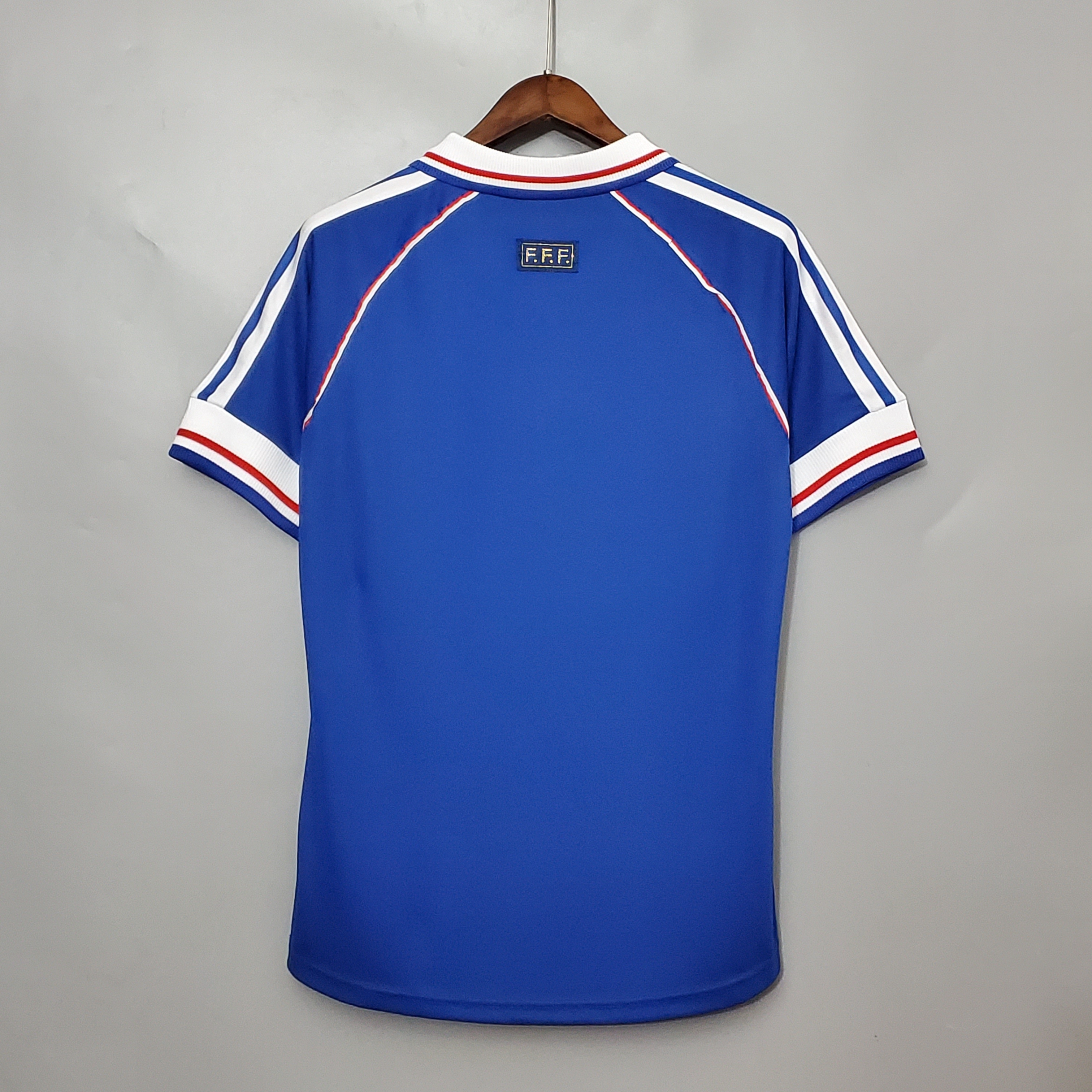 France Retro 1998 Home Jersey - UnitedFutballJersey