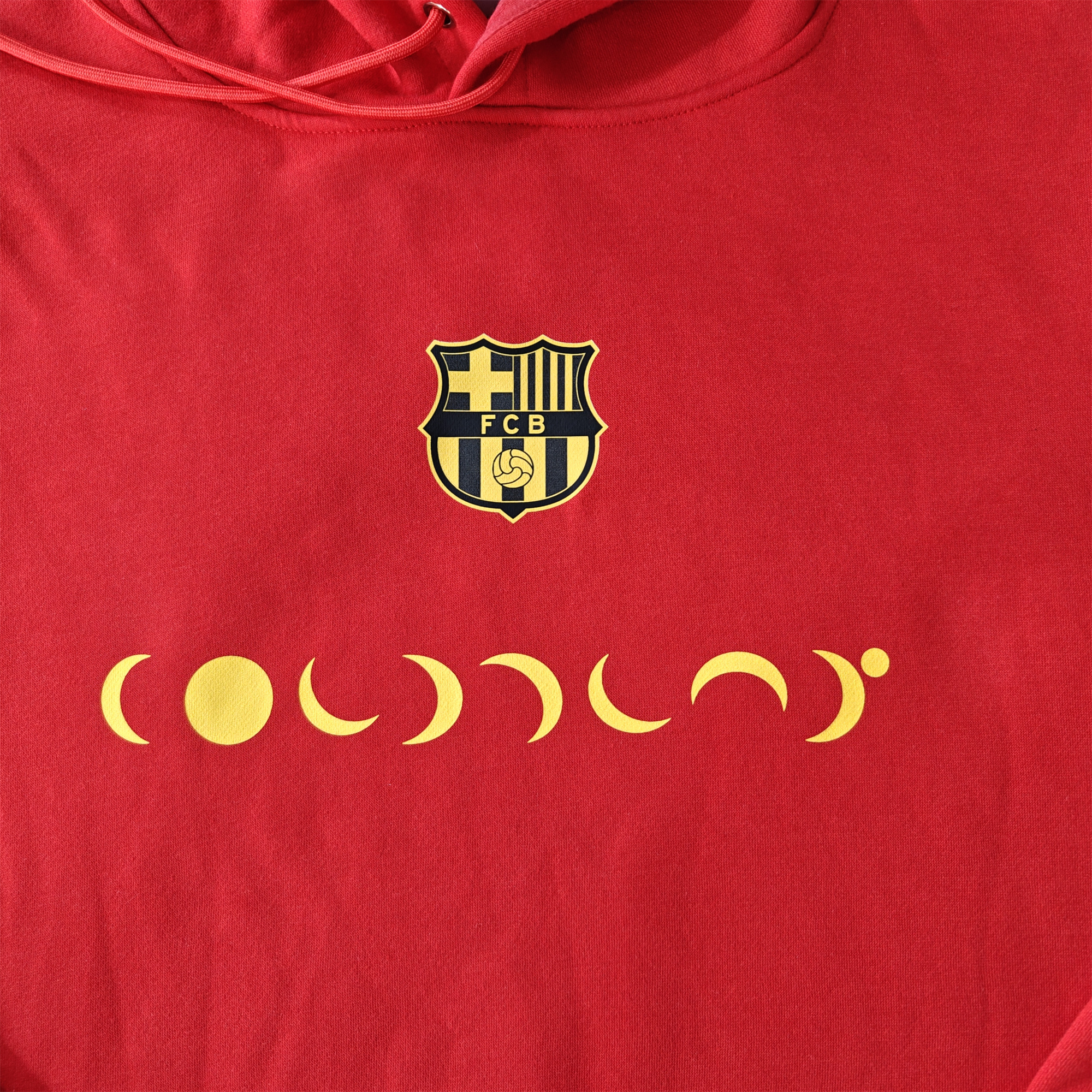 B.A.R.S.A X Coldplay 24-25 Moon Silhouette Hoodie - Red - UnitedFutballJersey