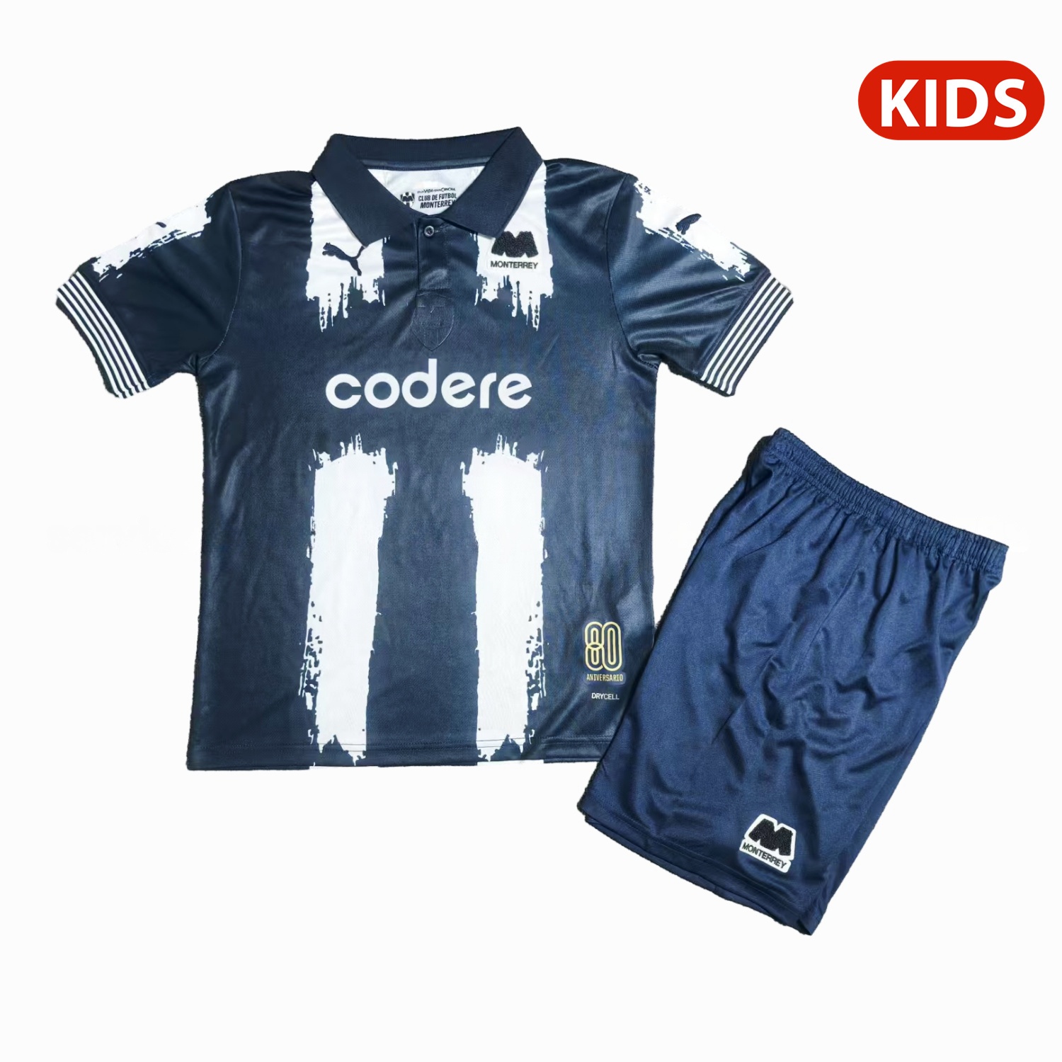 Rayados Monterrey 25-26 80th Anniversary Kids Kit - UnitedFutballJersey