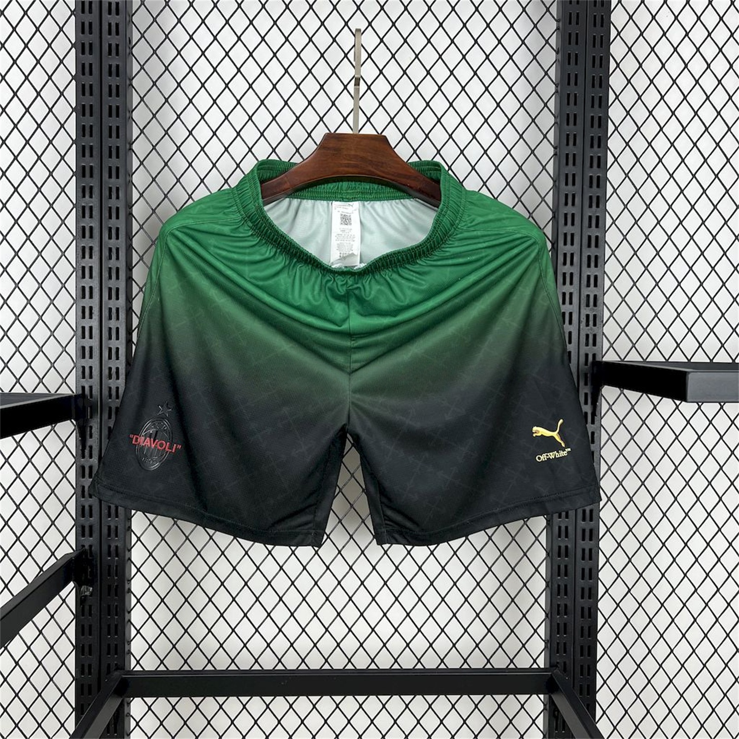 AC Milan 24-25 Fourth Green “Diavoli” Special Edition Shorts - Fans Version - UnitedFutballJersey