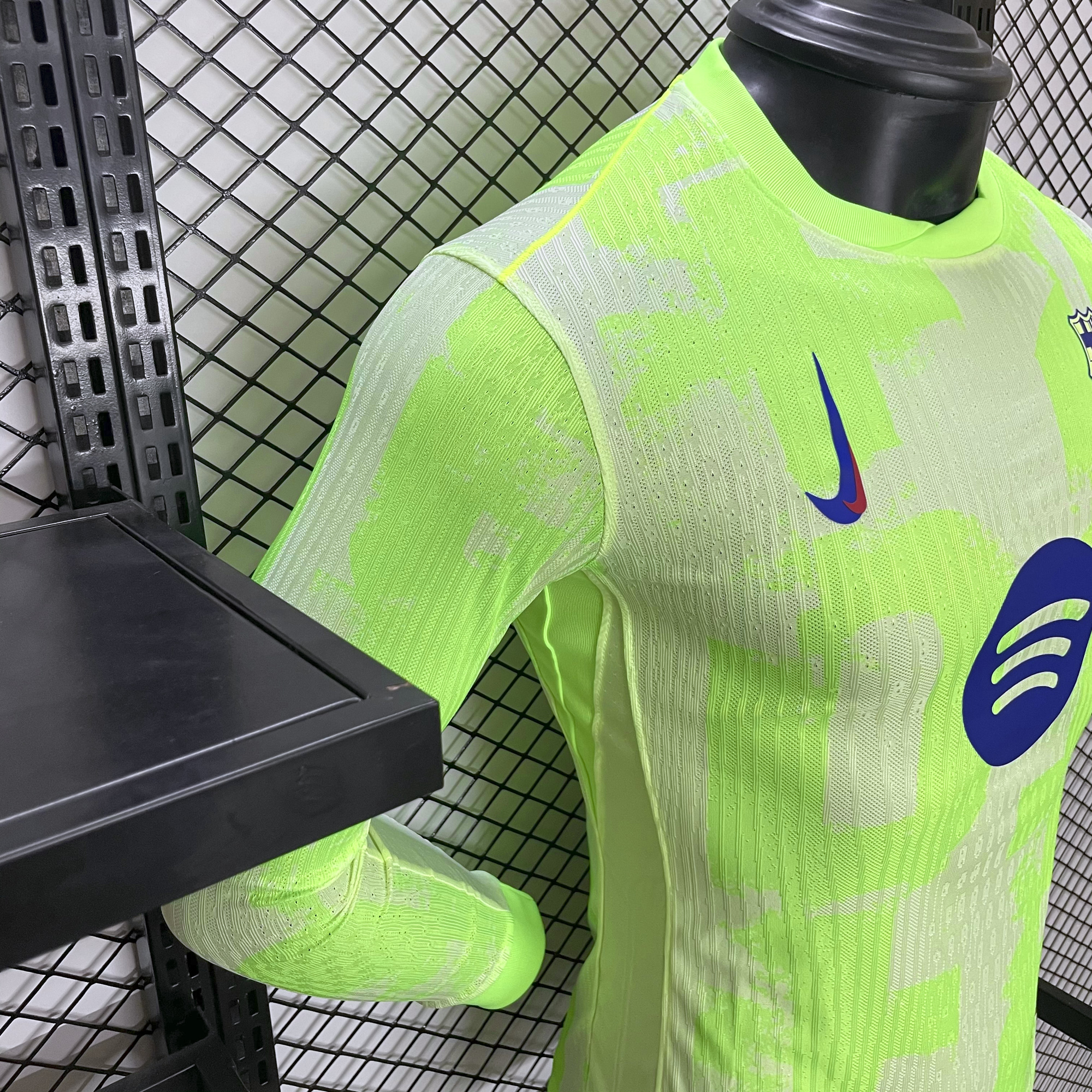 B.A.R.S.A 24-25 Third Long Sleeve Jersey with Big Logo - Player Version - UnitedFutballJersey