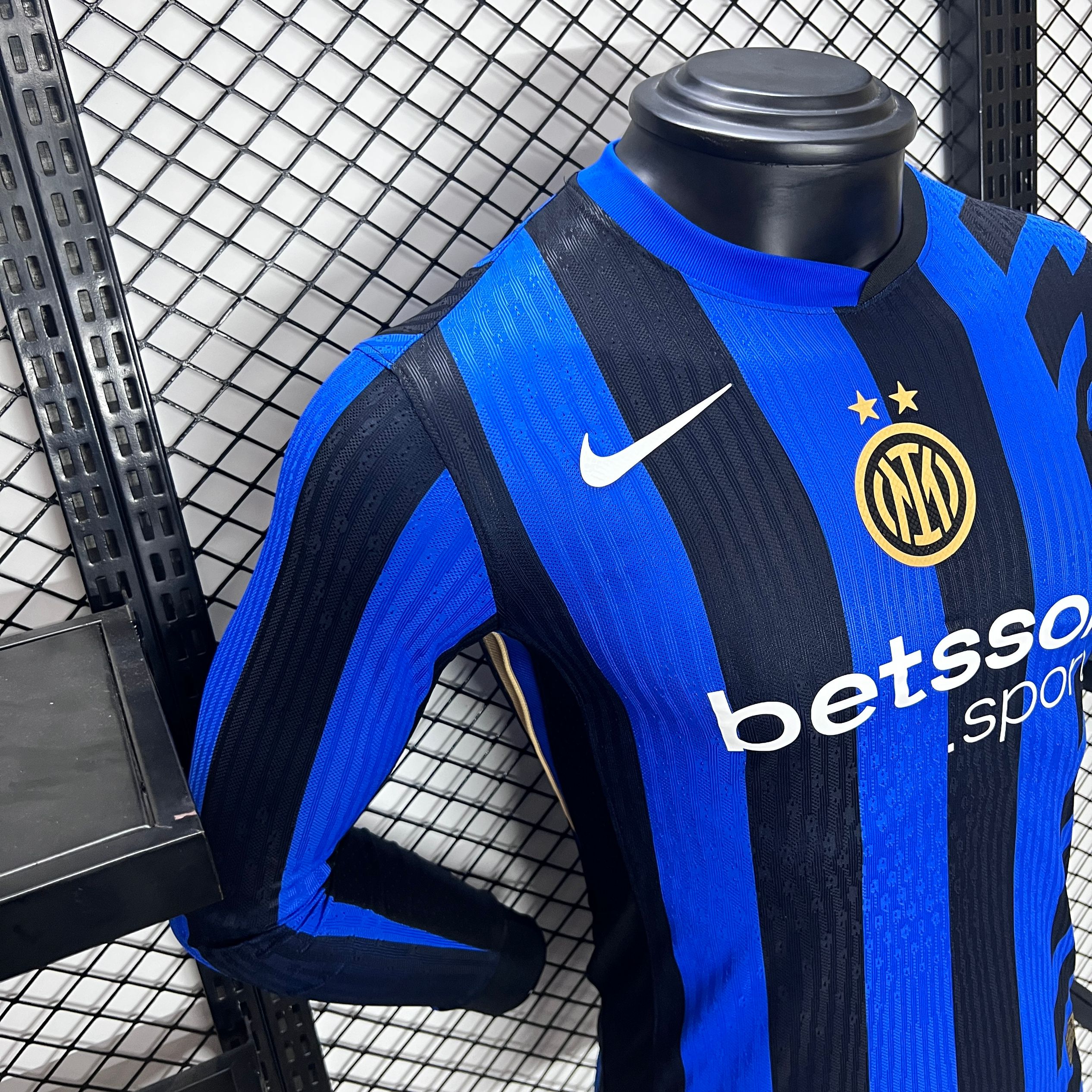 Inter Milan 24-25 Home Long Sleeve Jersey - Player Version - UnitedFutballJersey