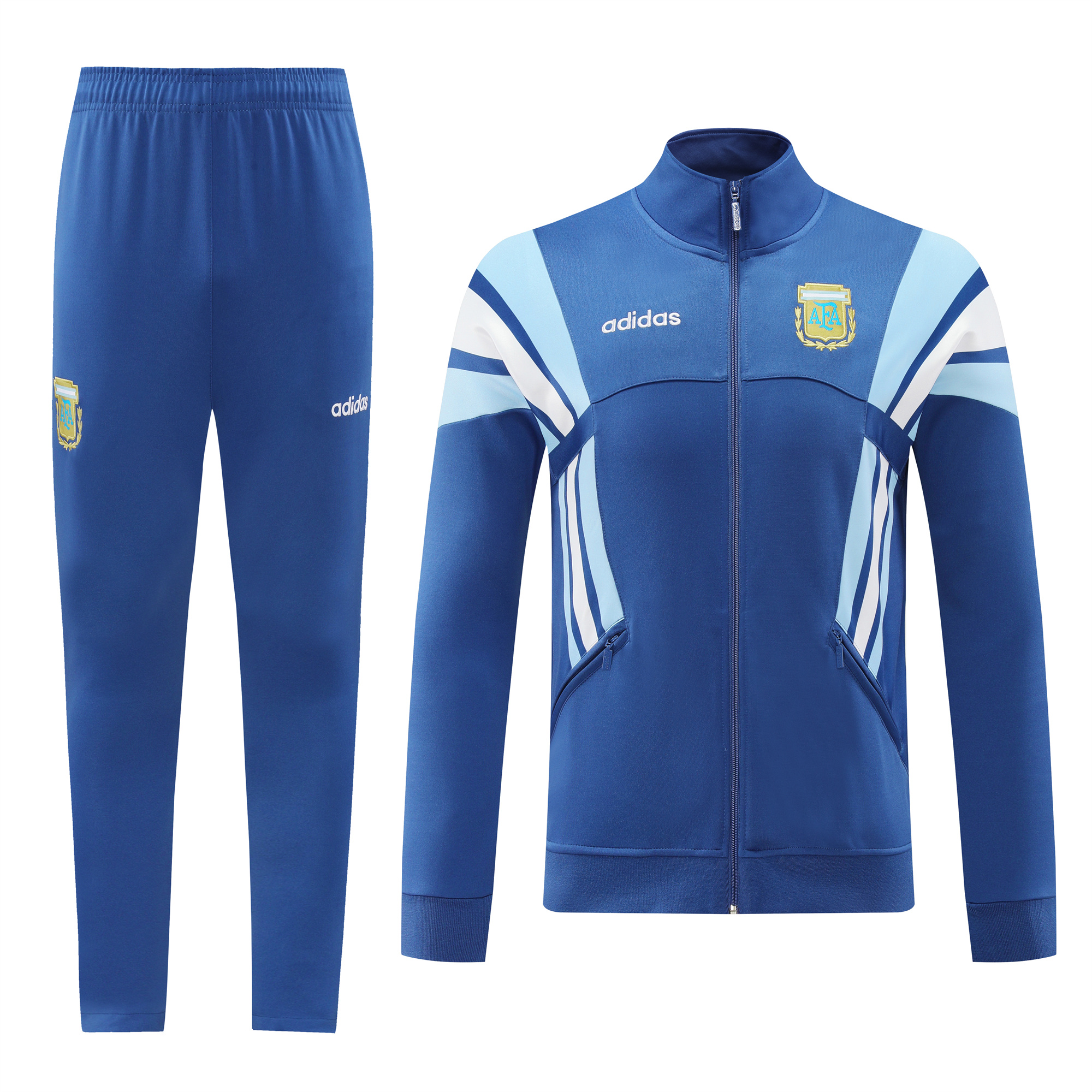 Argentina 24-25 Jacket Training Tracksuit - Blue - UnitedFutballJersey