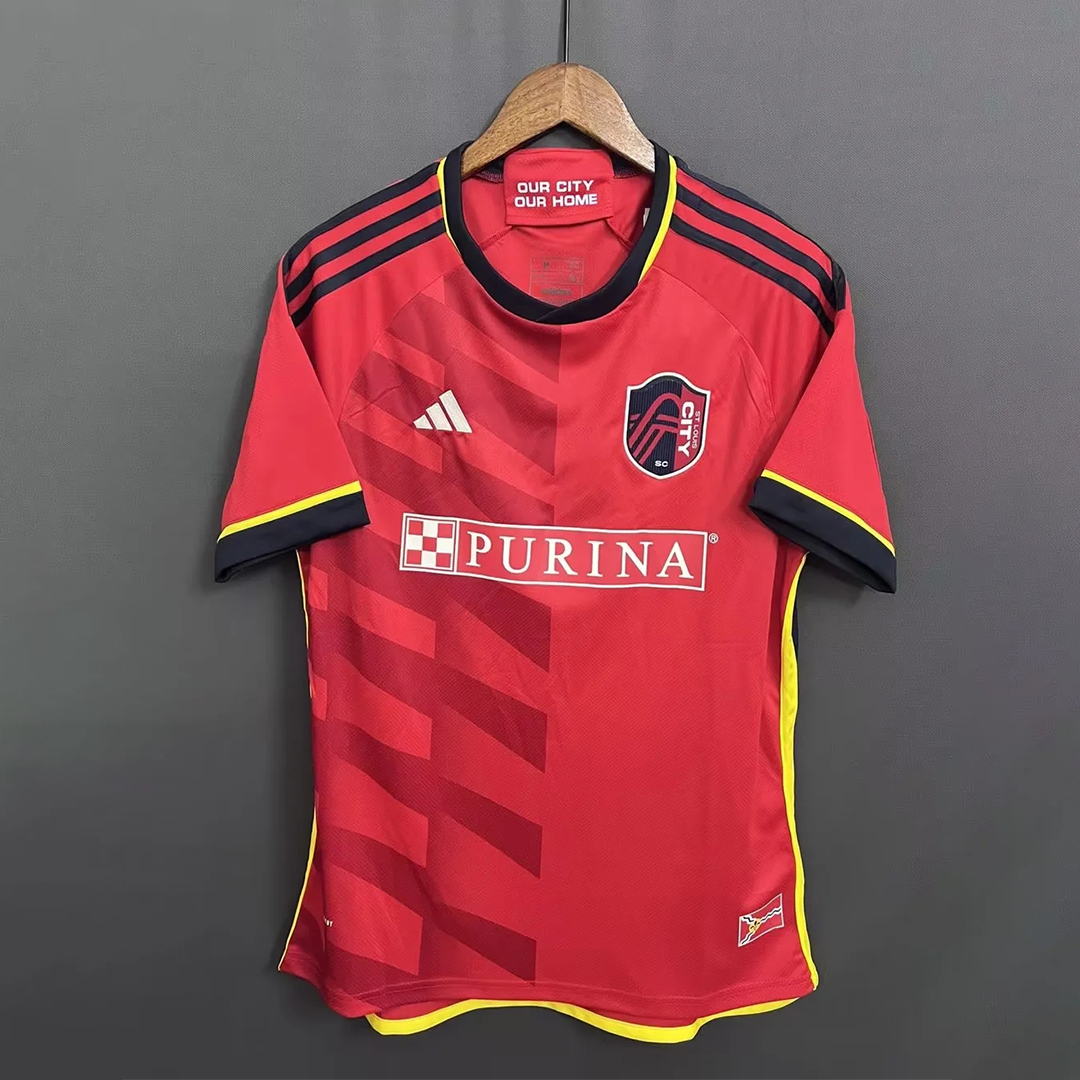 St. Louis City 23-24 Home Stadium Jersey - Fans Version - UnitedFutballJersey