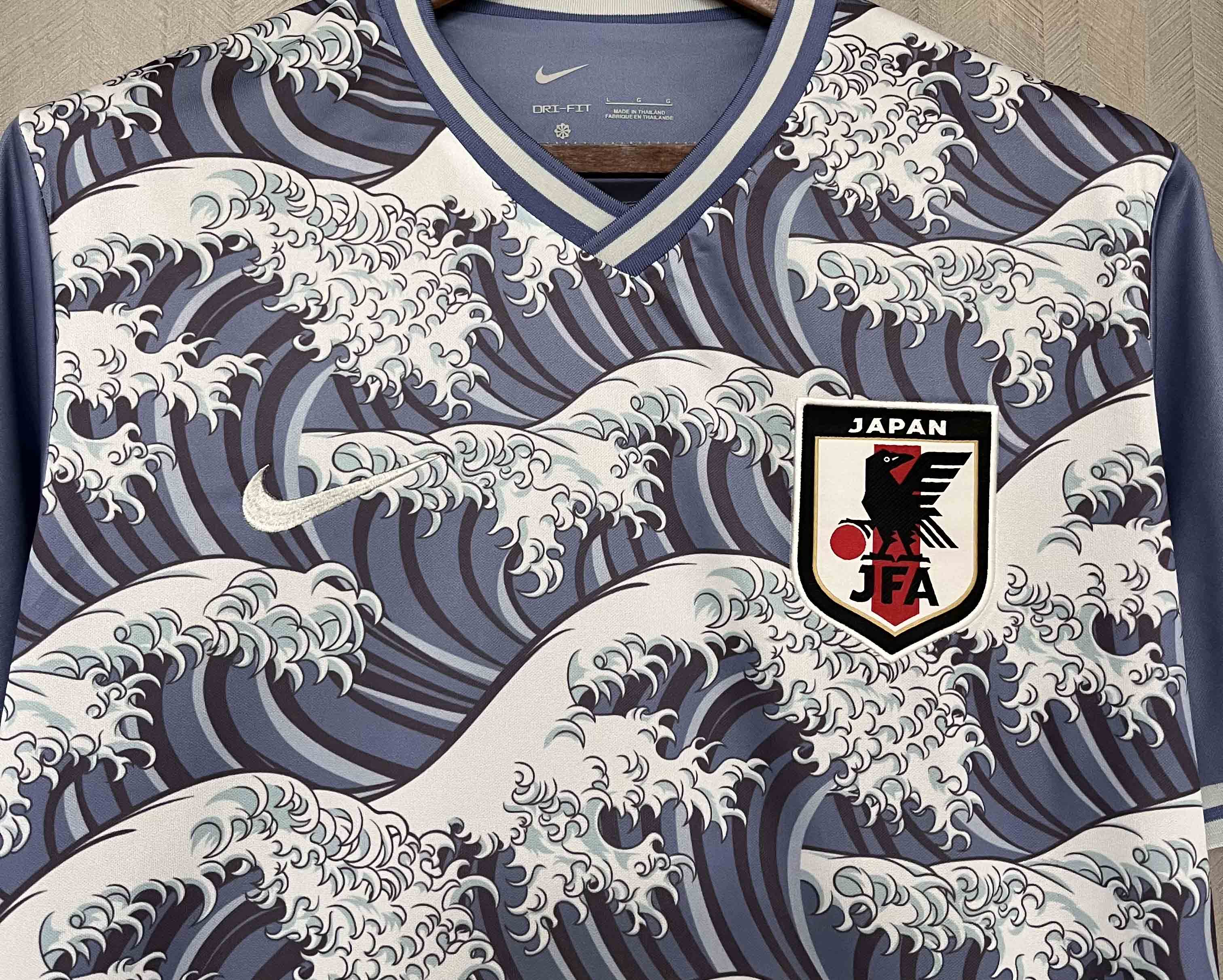 Japan 23-24 White Wave Special Edition Jersey - Fans Version - UnitedFutballJersey