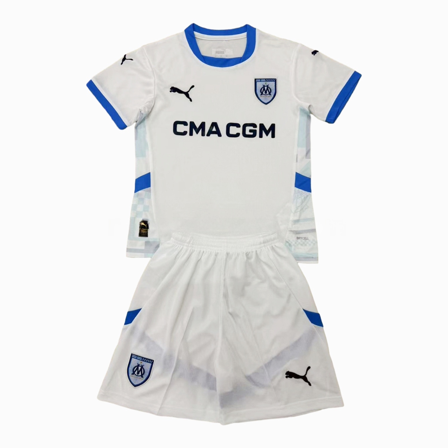 Marseille 24-25 Home Kids Kit - UnitedFutballJersey