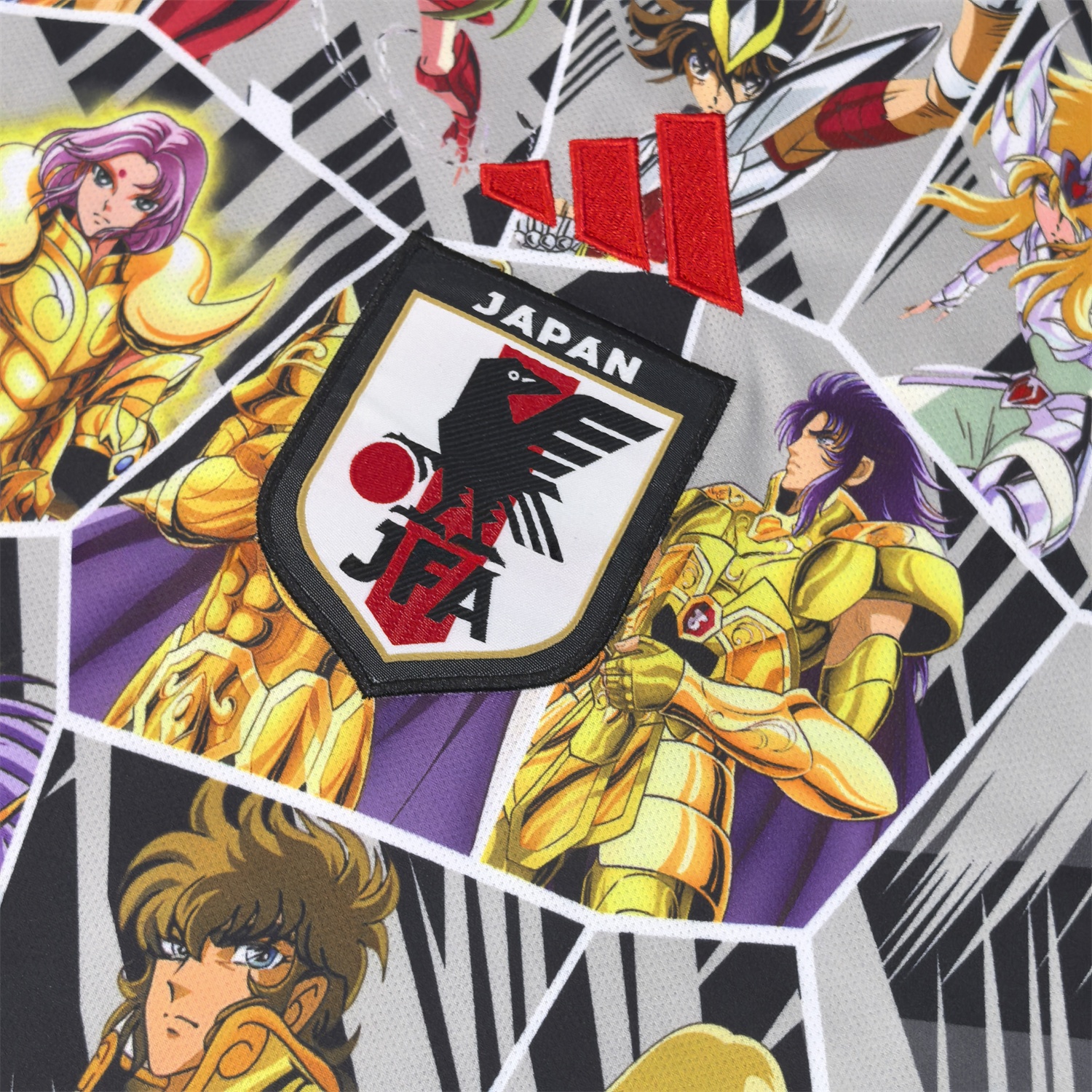 Japan 25-26 Saint Seiya Comic Characters Group Portrait Special Jersey - Fans Version - UnitedFutballJersey