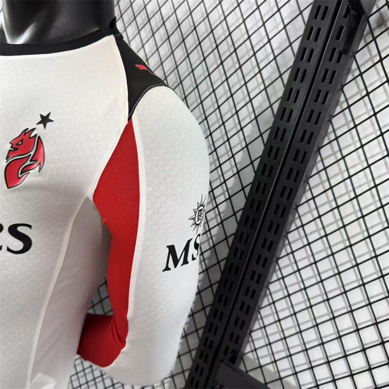 AC Milan 25-26 Away White Long Sleeves Jersey - Player Version - UnitedFutballJersey