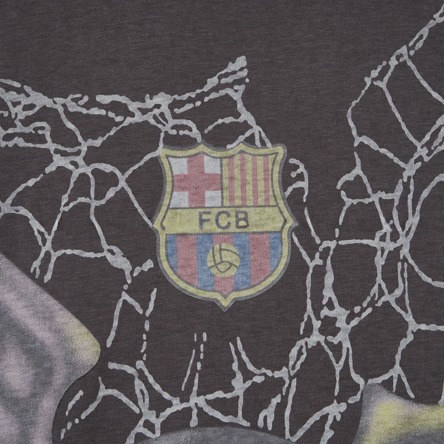 B.A.R.S.A x Travis Scott 24-25 Football Eagle Pattern Dark Grey T-shirt - UnitedFutballJersey