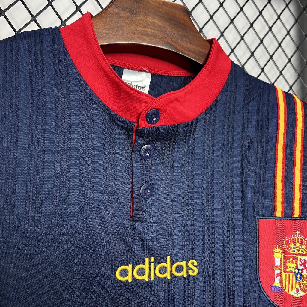 Retro Spain 1996 Away Jersey - UnitedFutballJersey