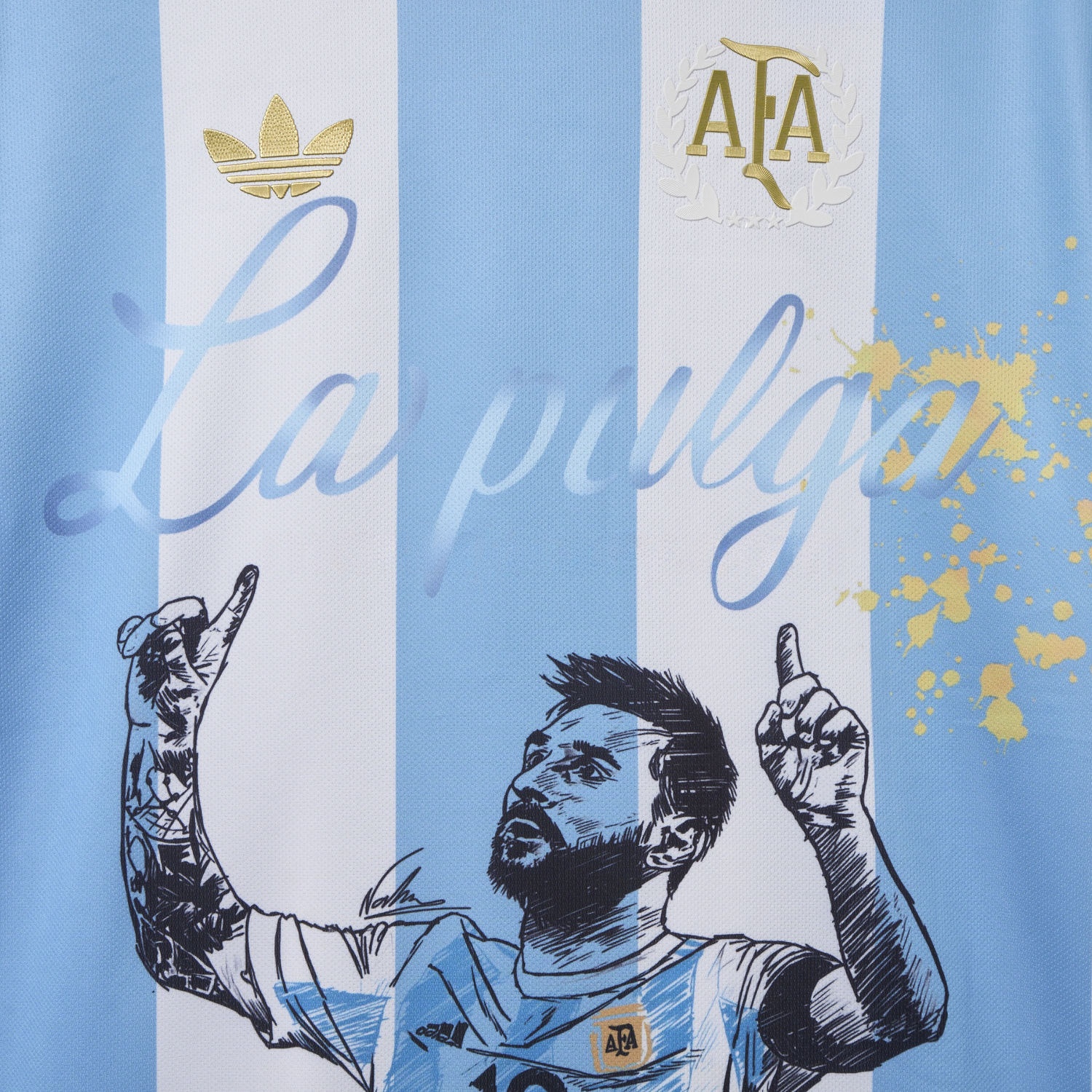 Argentina 25-26 50th Anniversary Messi Graffiti Special Jersey - Fans Version - UnitedFutballJersey