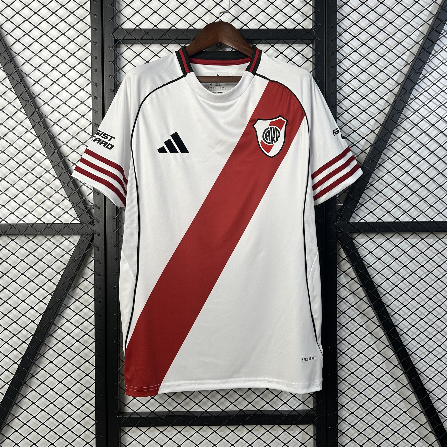 River Plate 25-26 Home Unsponsored Jersey - Fans Version - UnitedFutballJersey