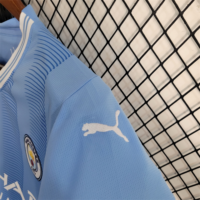 Manchester City 23-24 Home Jersey - Fans Version - UnitedFutballJersey