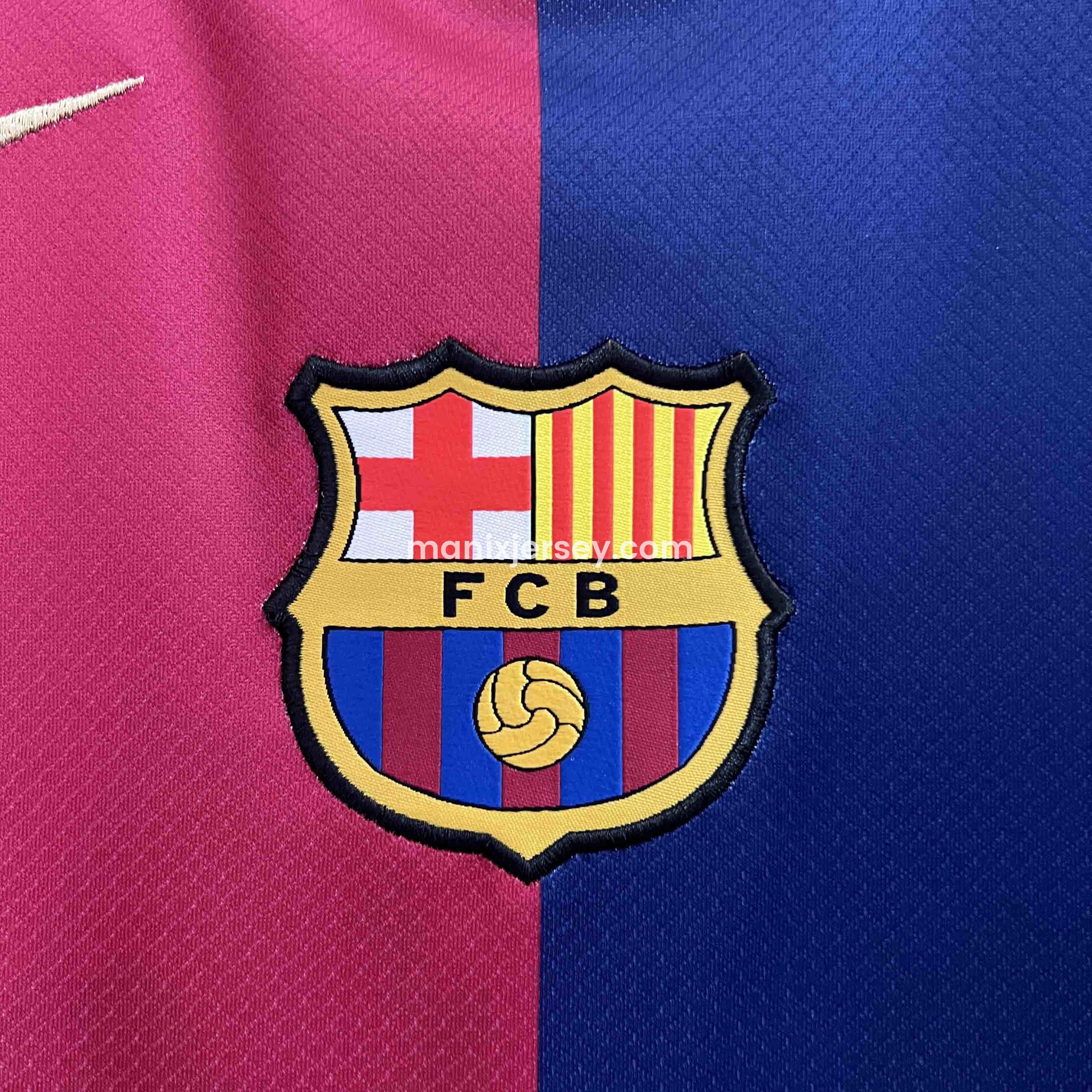 【Copa del Rey Patch Set】Barcelona 24-25 Home Jersey - Fans Version - UnitedFutballJersey
