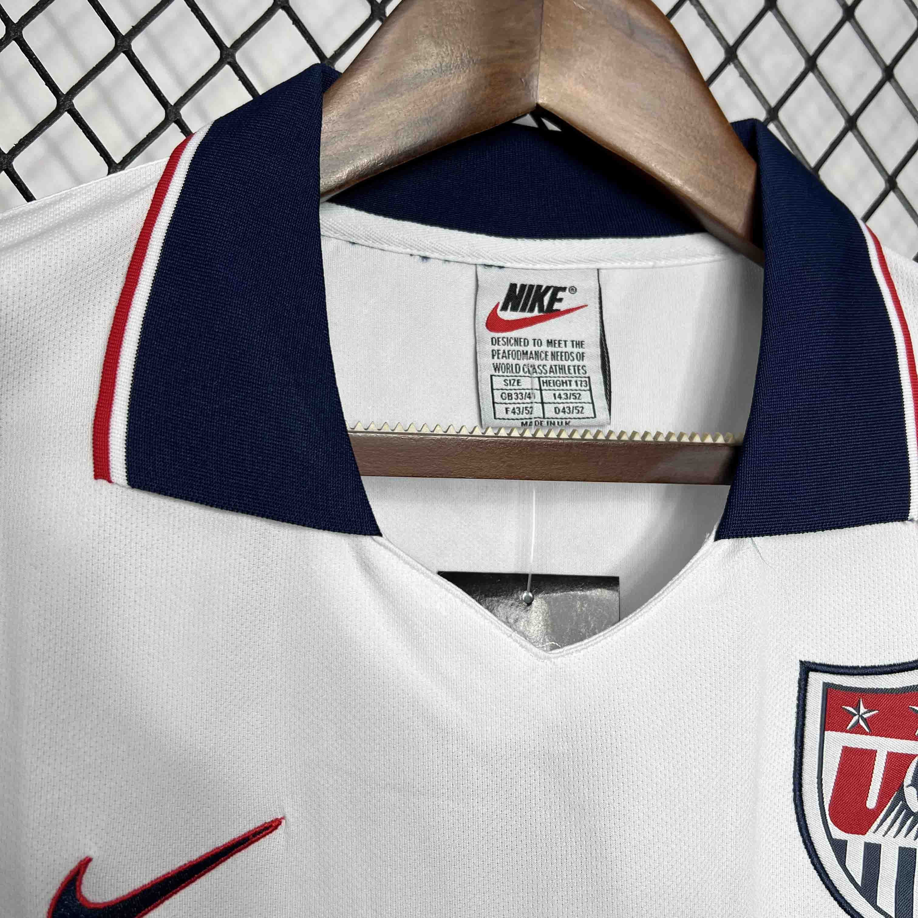 Retro United States USA 1995 Home Stadium Jersey - UnitedFutballJersey