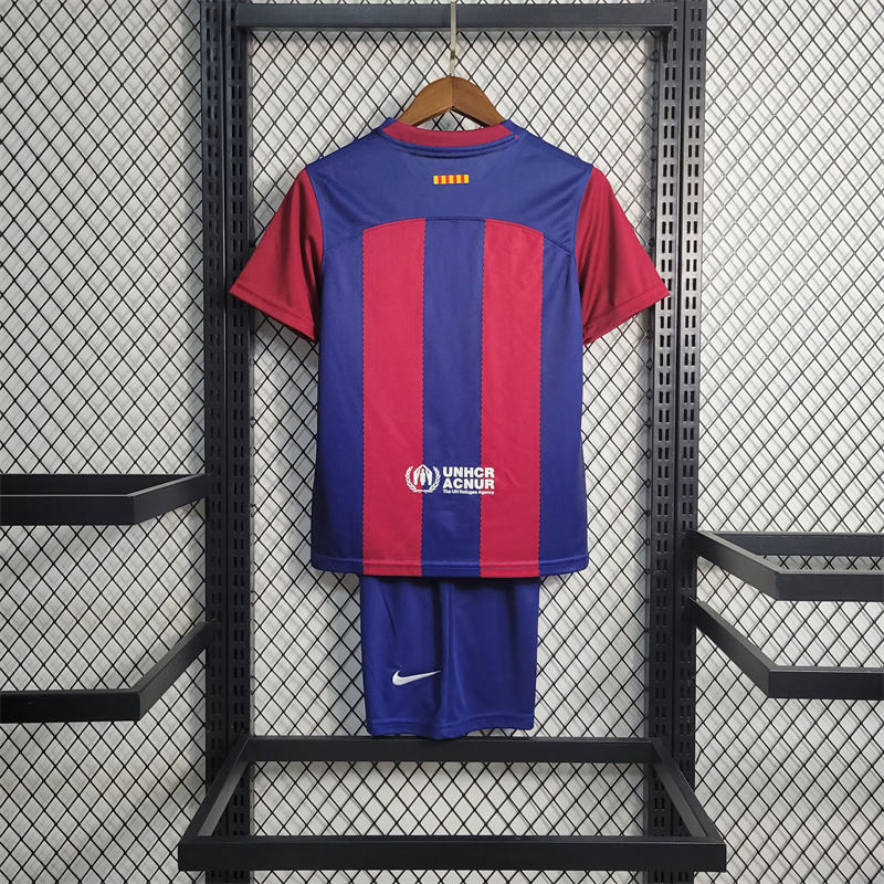B.A.R.S.A 23-24 Home Kids Kit - UnitedFutballJersey