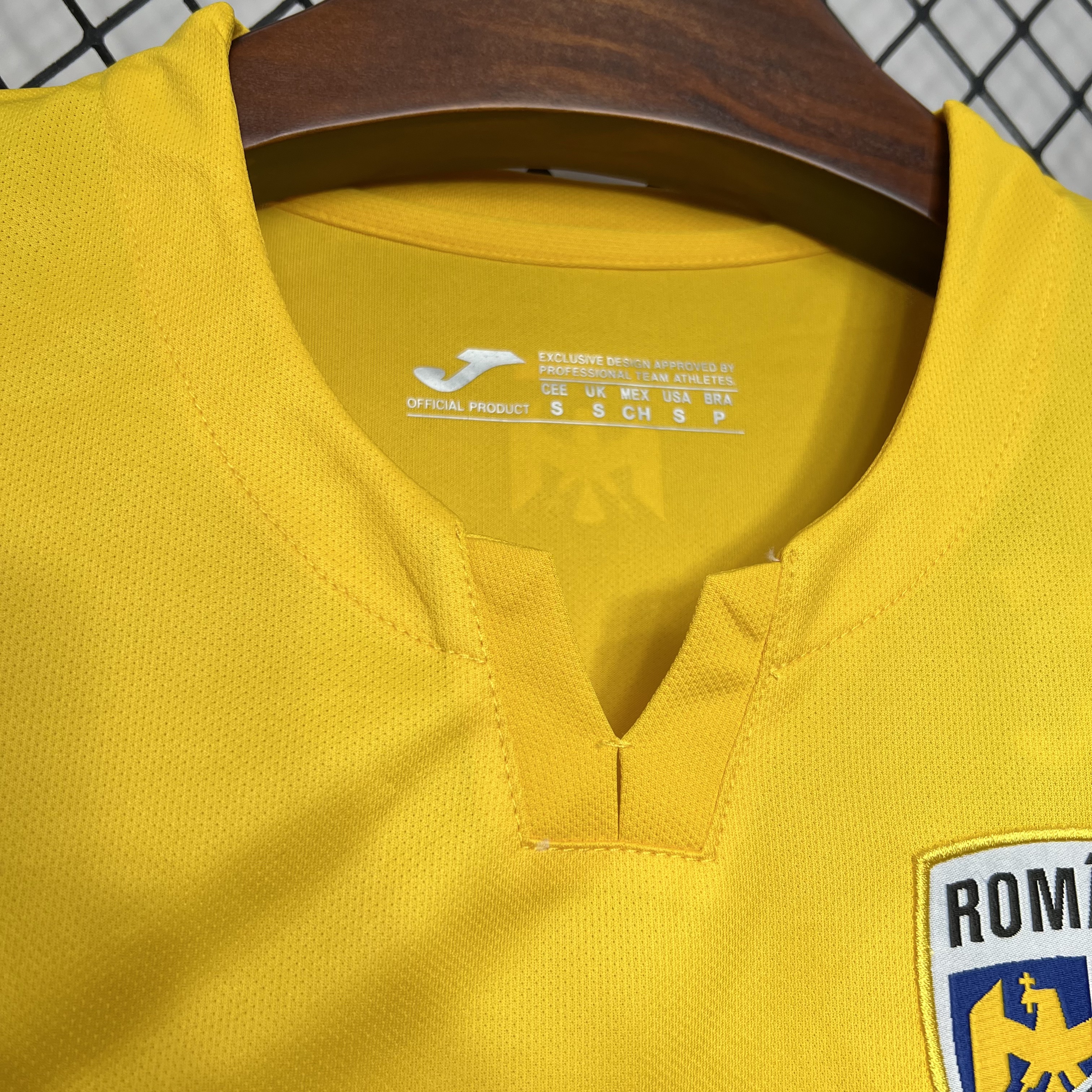 Romania 2024 Home Stadium Jersey - Fans Version - UnitedFutballJersey
