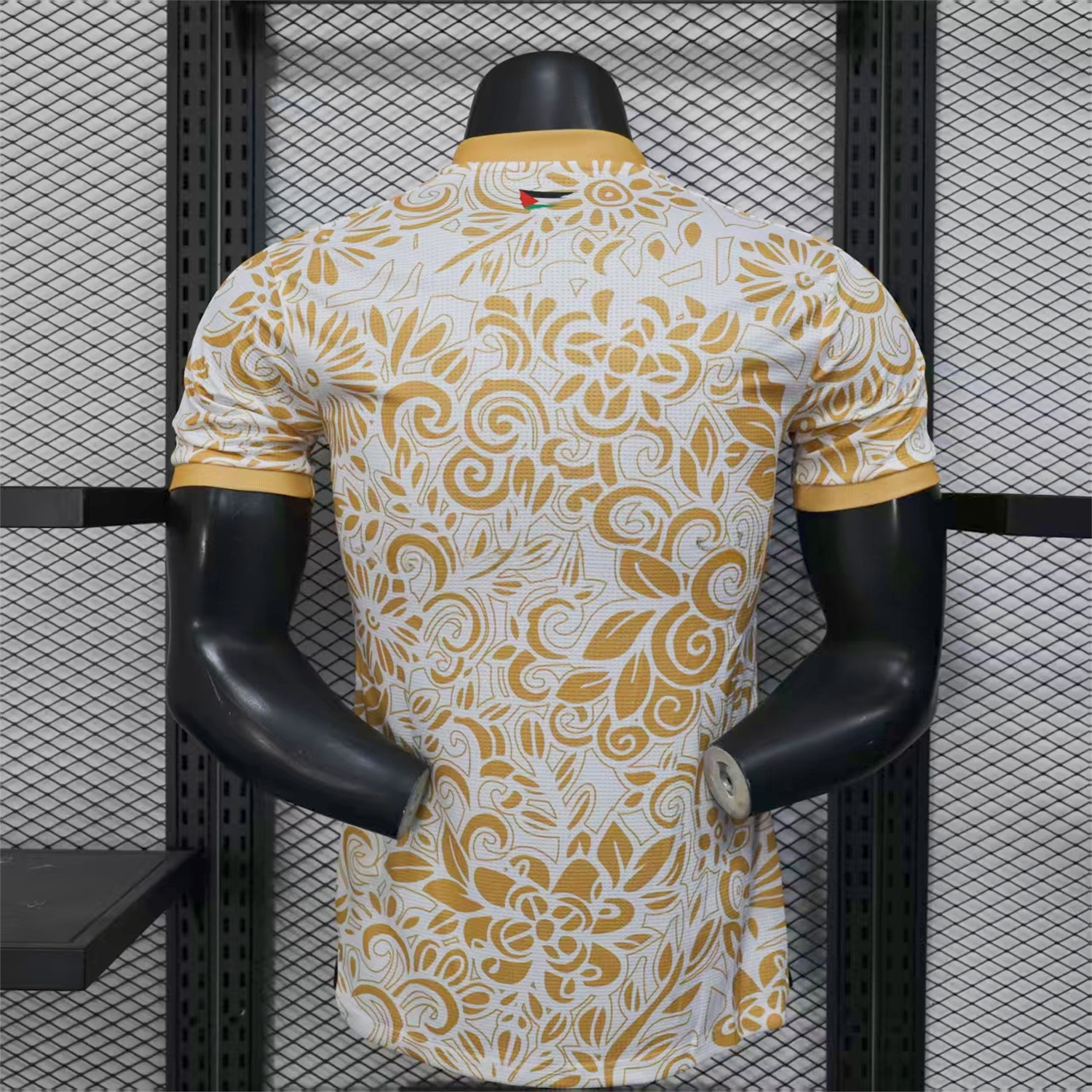 Club Deportivo Palestino Palestine 25-26 Yellow Flowers White Jersey - Player Version - UnitedFutballJersey