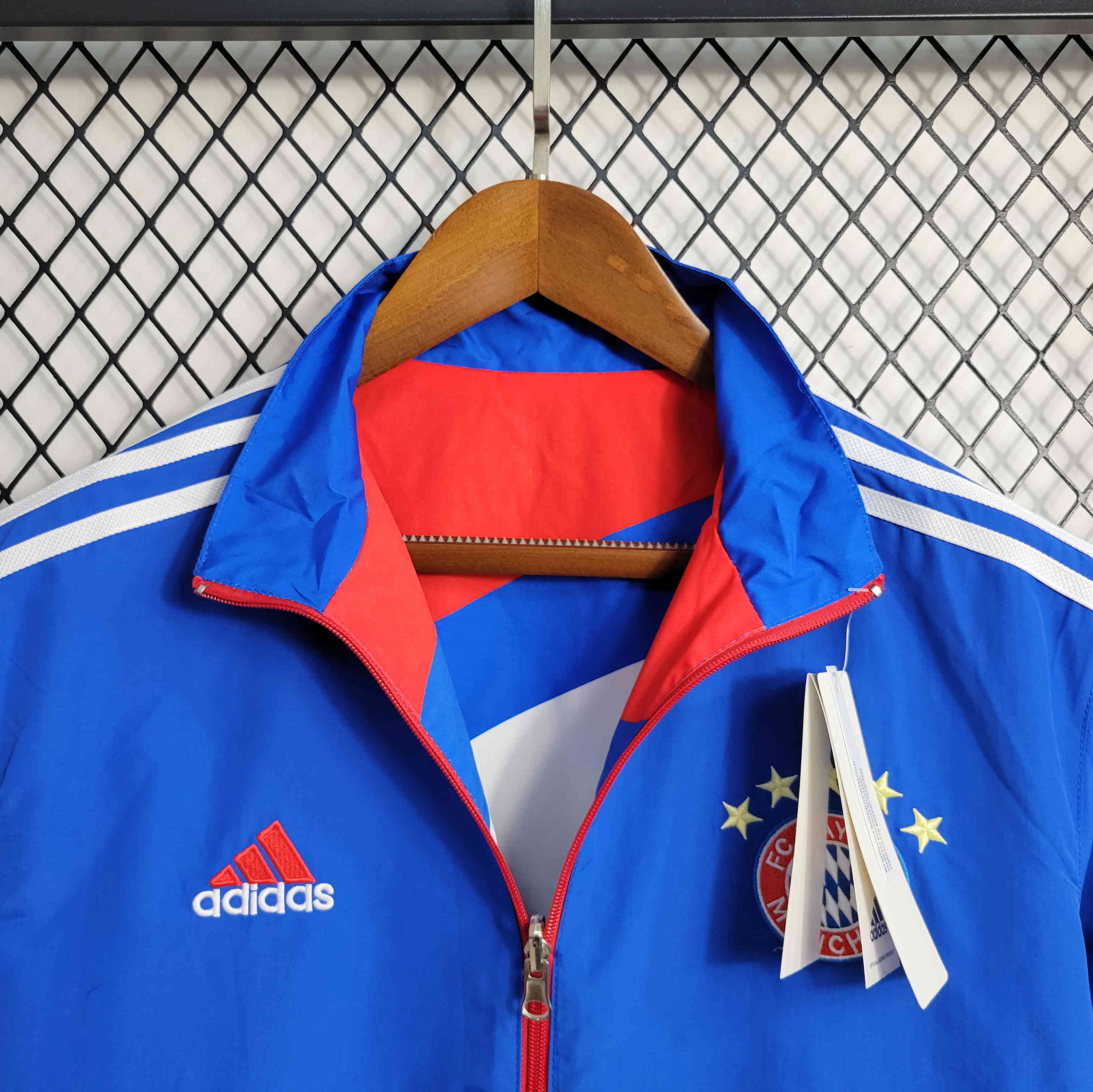 Bayern Munich 23-24 Blue Reversible Windbreaker - UnitedFutballJersey