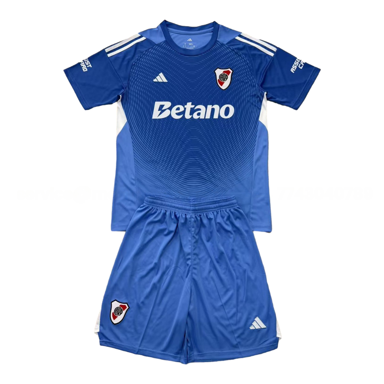 River Plate 25-26 Blue Goalkeeper Men's Adult Jersey Set - Fans Version - UnitedFutballJersey