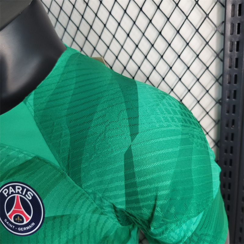 23/24 Paris Saint-Germain PSG Green Goalkeeper Jersey - Player Version - UnitedFutballJersey