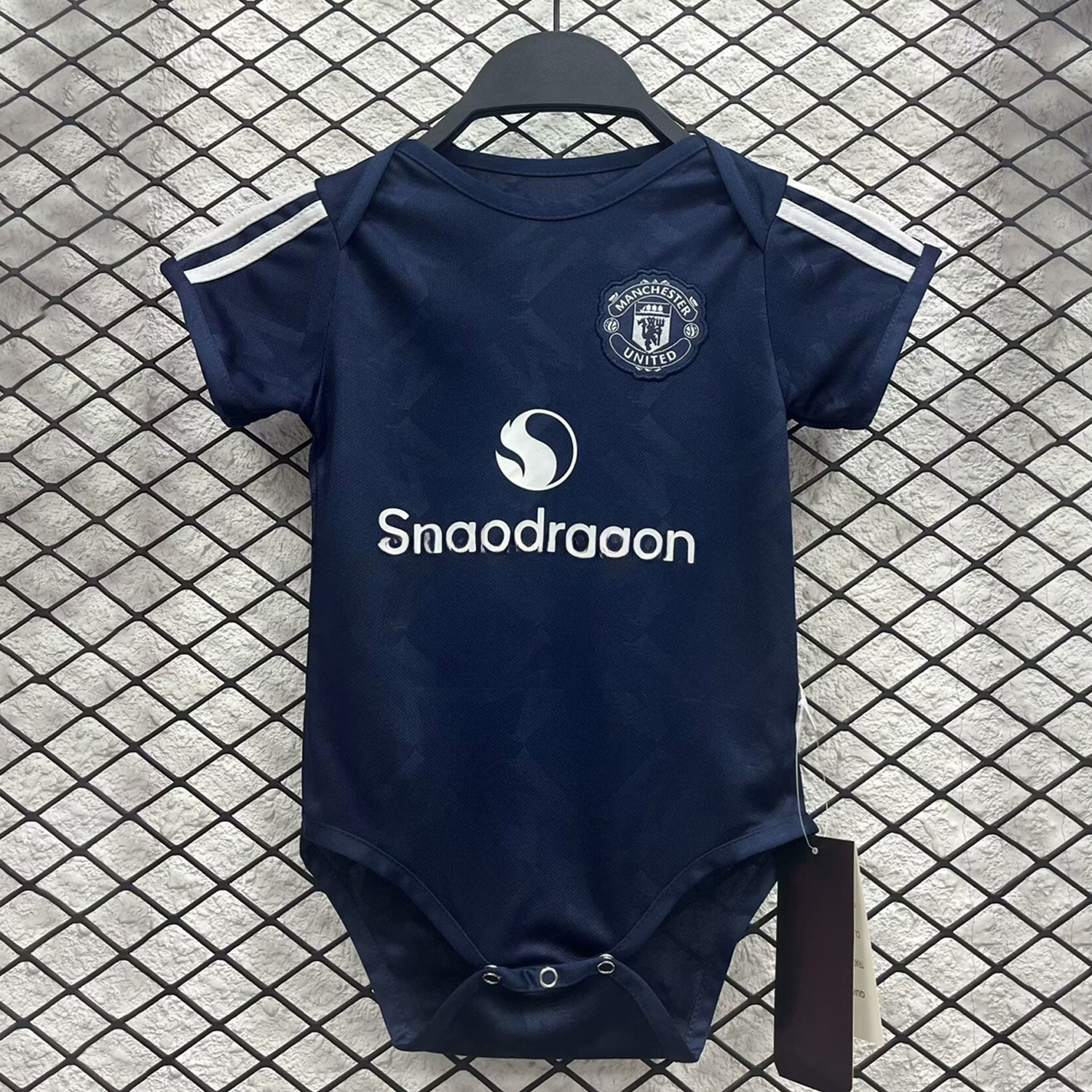 Manchester United 24-25 Away Baby Crawling Suit - UnitedFutballJersey
