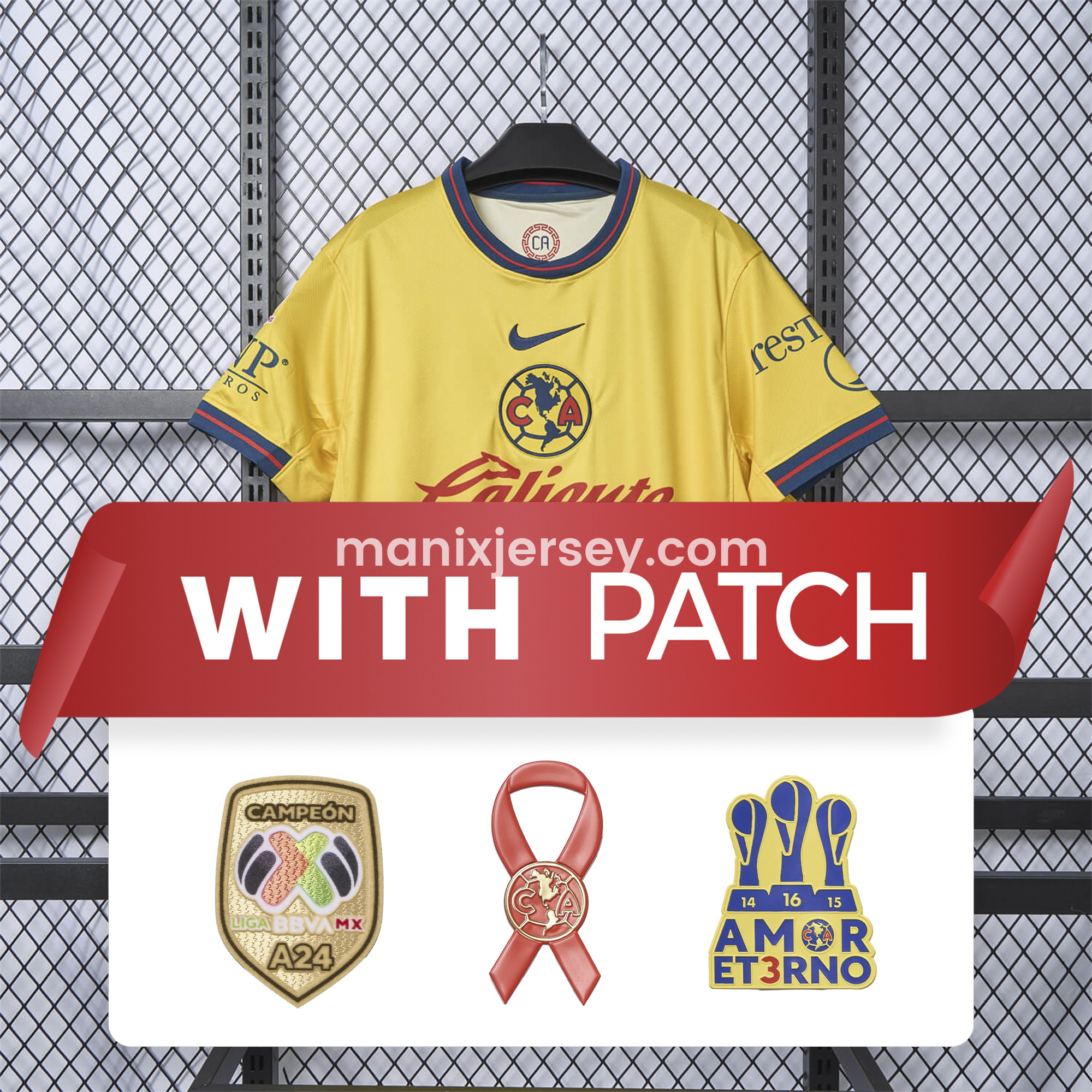 Club América 24-25 Home Jersey - Fans Version - UnitedFutballJersey