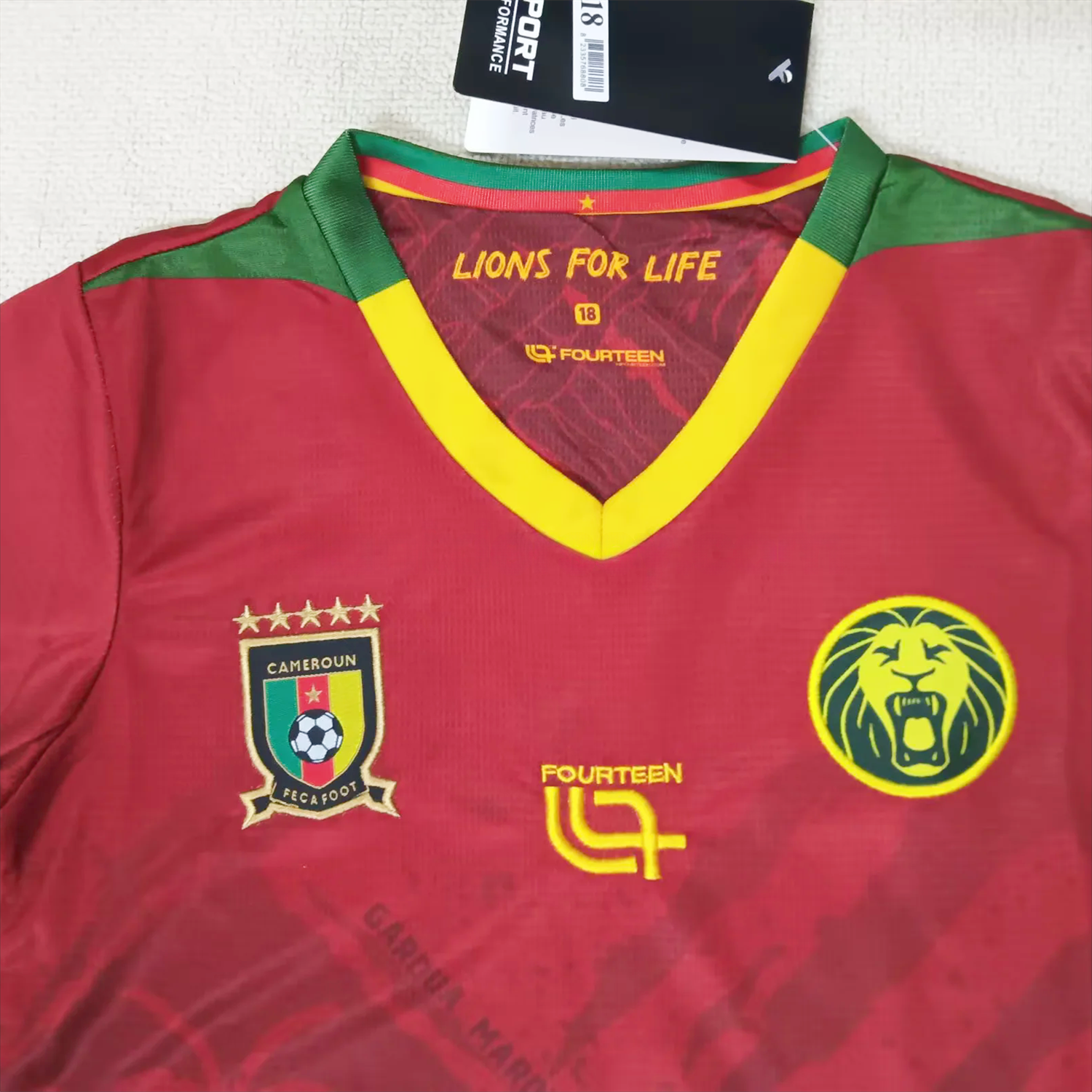 Cameroon 25-26 Away Kids Kit - UnitedFutballJersey