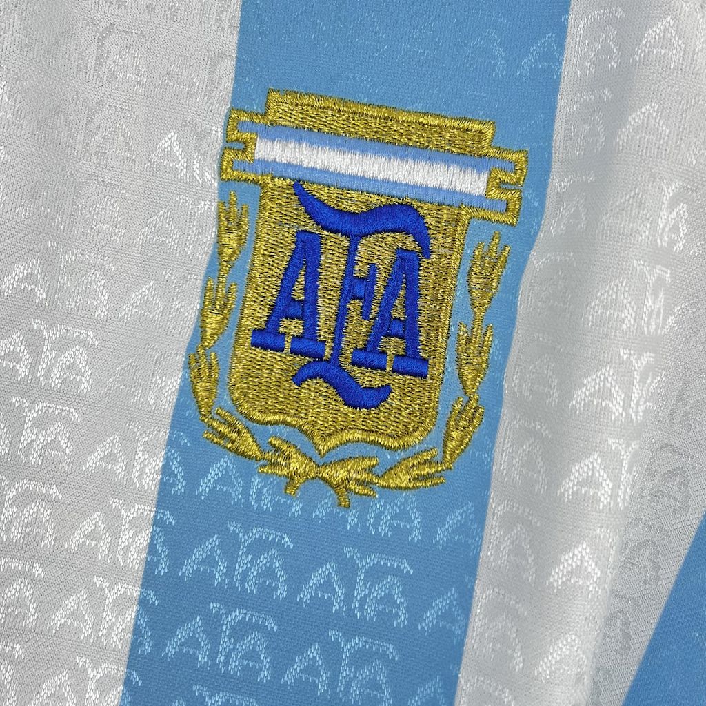 Retro Argentina 1996 Home Jersey - UnitedFutballJersey