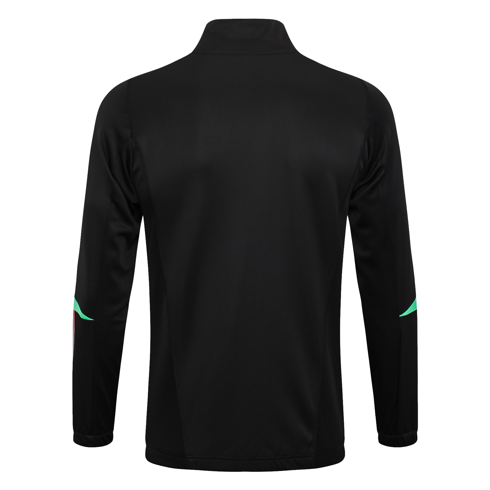 Manchester United 23-24 Jacket Training Tracksuit -Black - UnitedFutballJersey