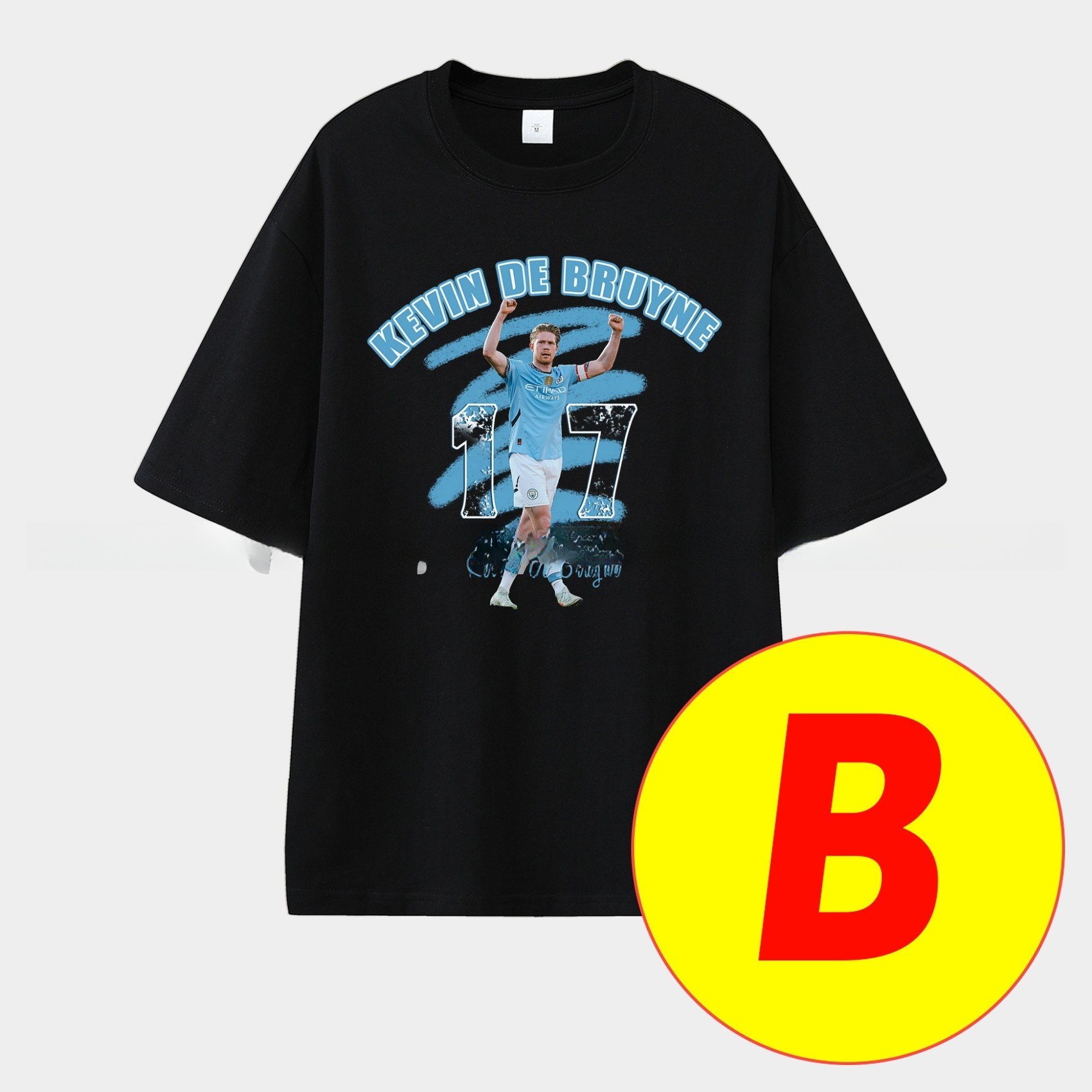 Manchester City Kevin De Bruyne Career Memory Fragments Unisex Pure Cotton T-shirt - UnitedFutballJersey