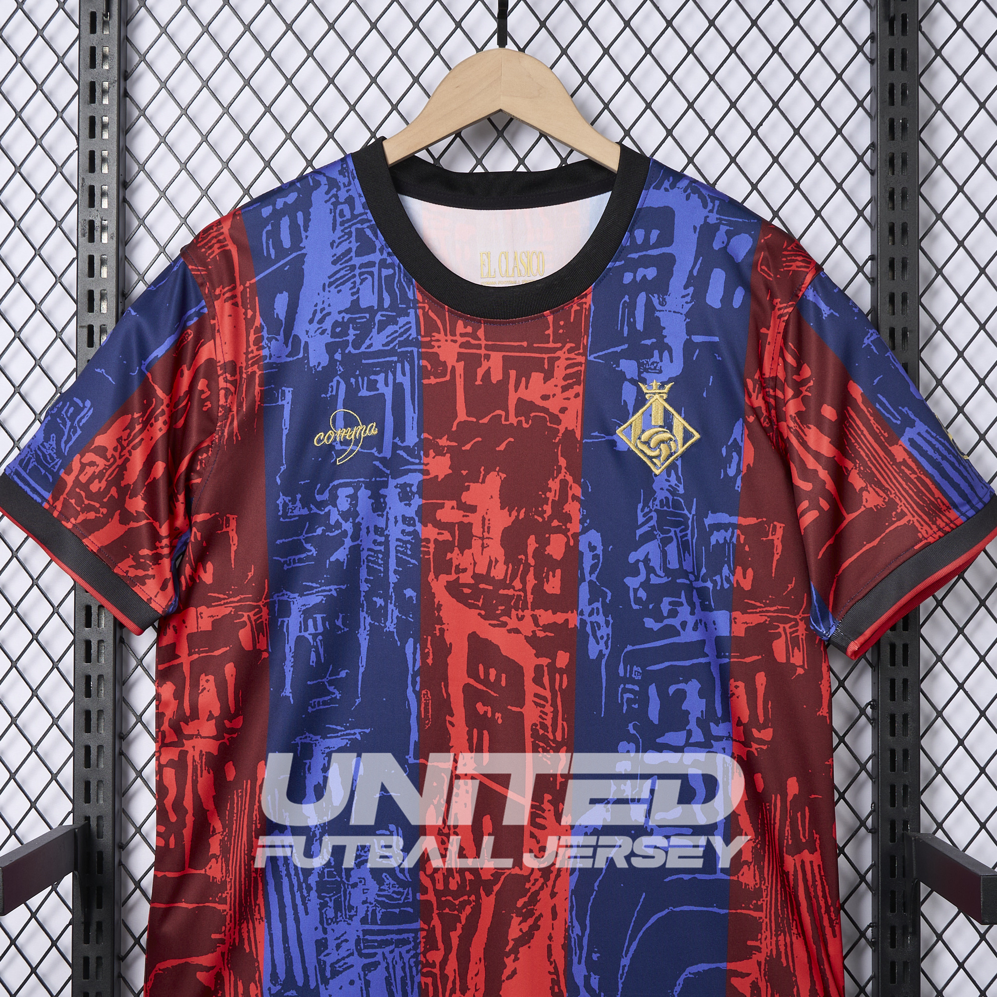 B.A.R.S.A 2024-25 COMMA Messi Jersey - Fans Version - UnitedFutballJersey