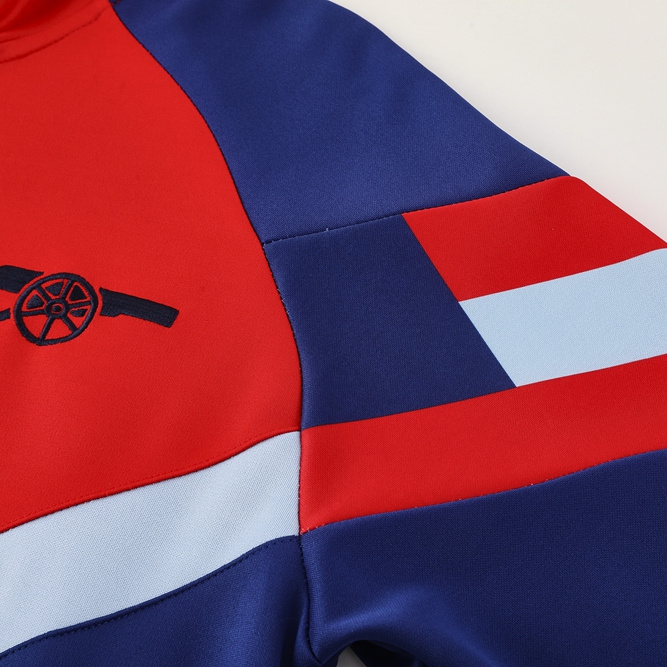 Arsenal 24-25 Originals LFSTLR Jacket Training Tracksuit - Red and Blue - UnitedFutballJersey