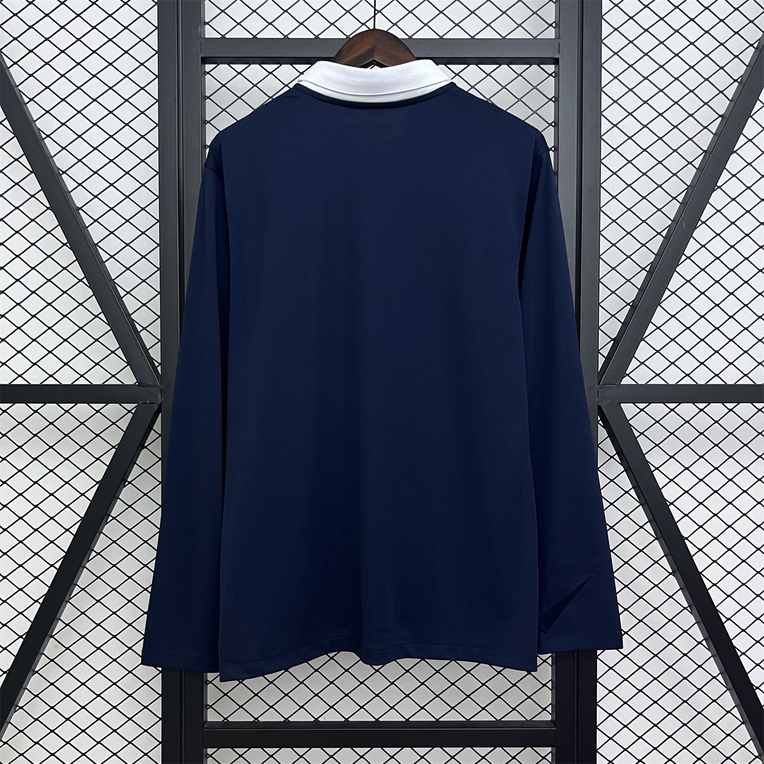 Retro France 2014 Home Long Sleeves Jersey - UnitedFutballJersey