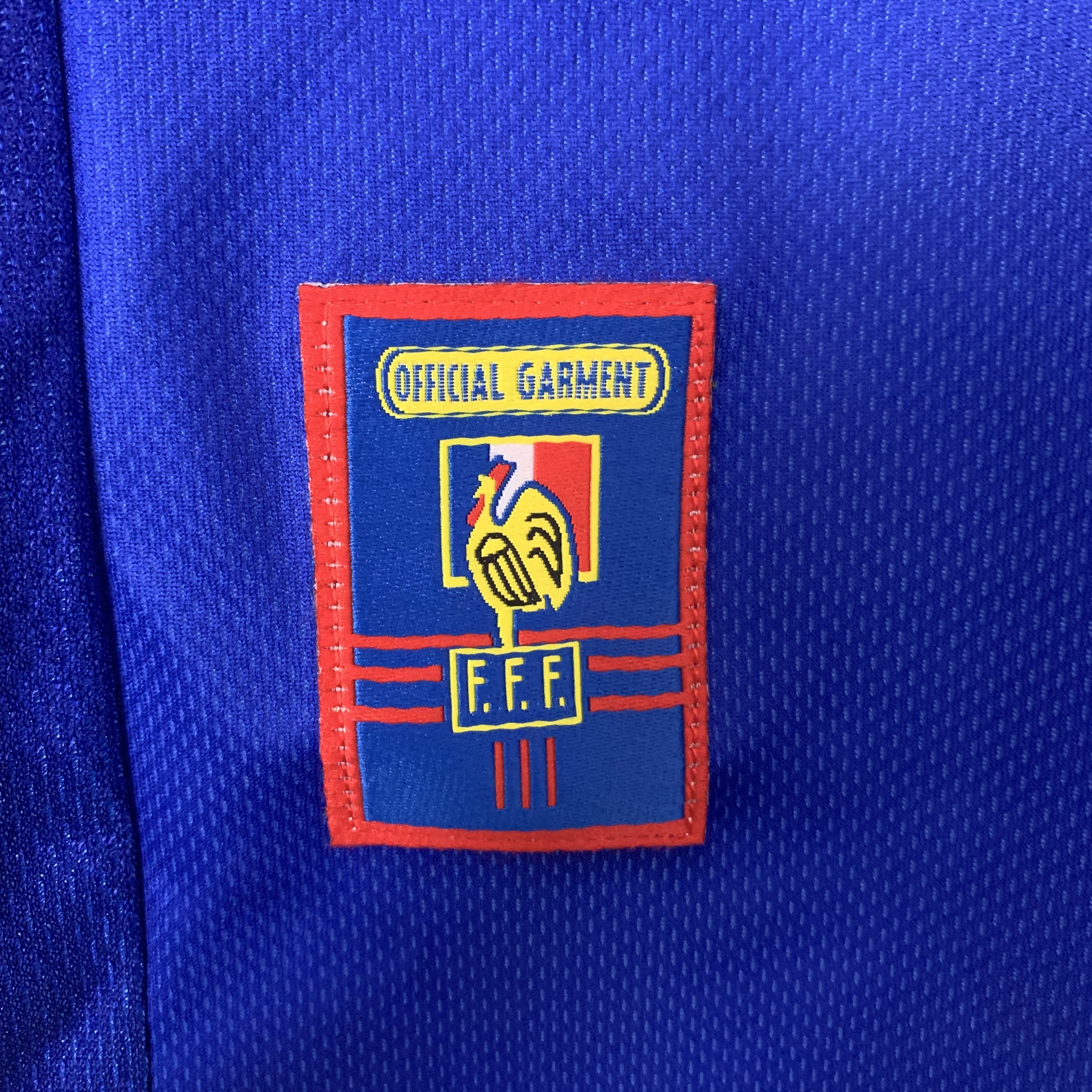 Retro France 1998 Home Stadium Long Sleeve Jersey - UnitedFutballJersey