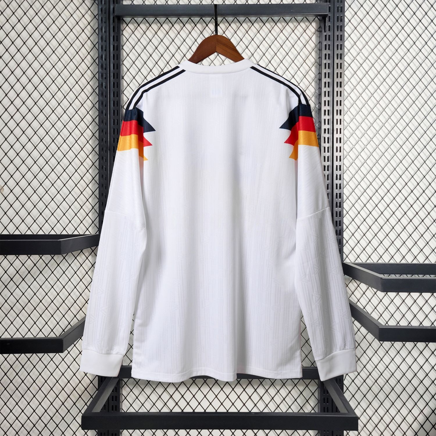 Retro Germany 1990 Home Long Sleeve Jersey - UnitedFutballJersey