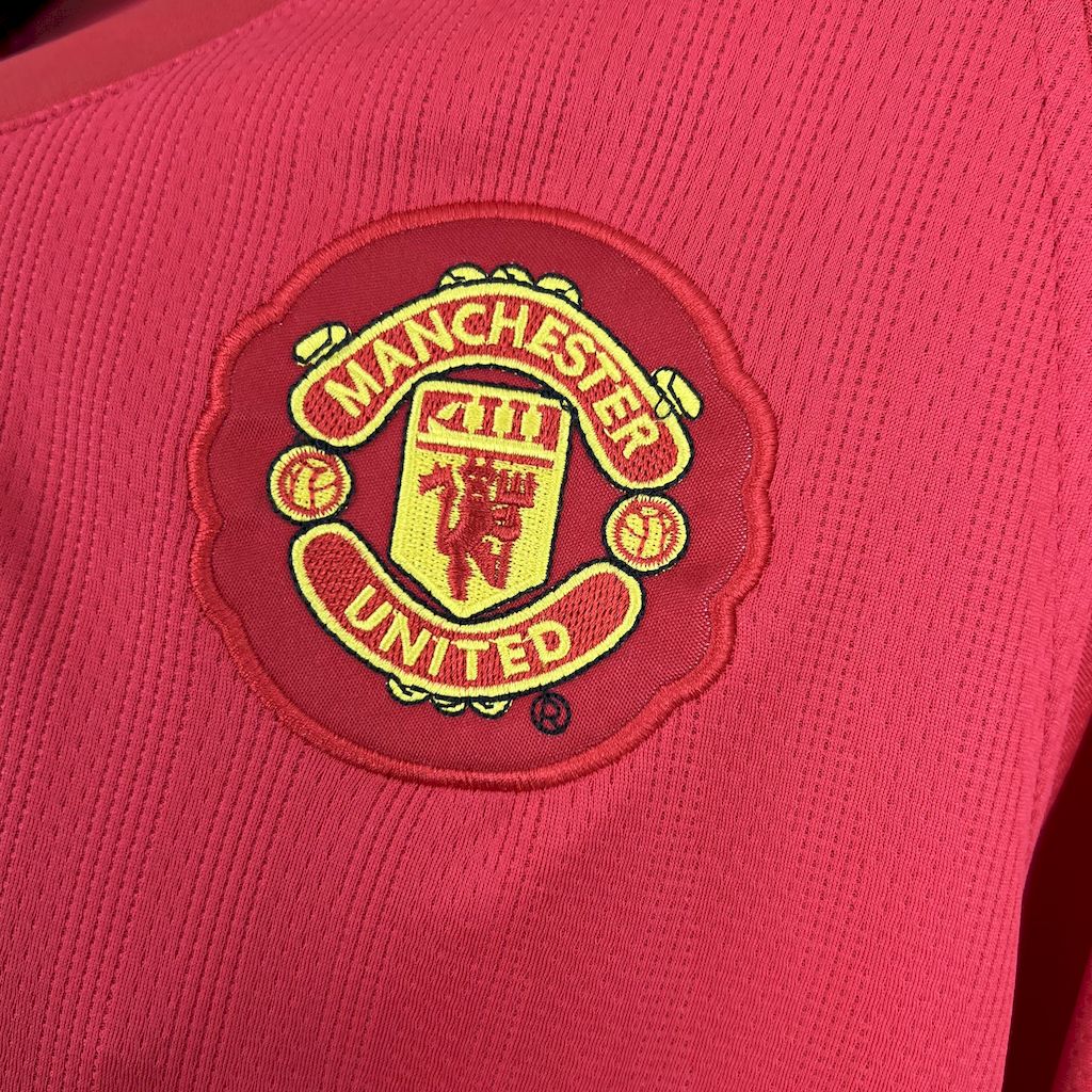 Retro Manchester United 07-08 Champions League Final Home Long Sleeve Jersey - UnitedFutballJersey