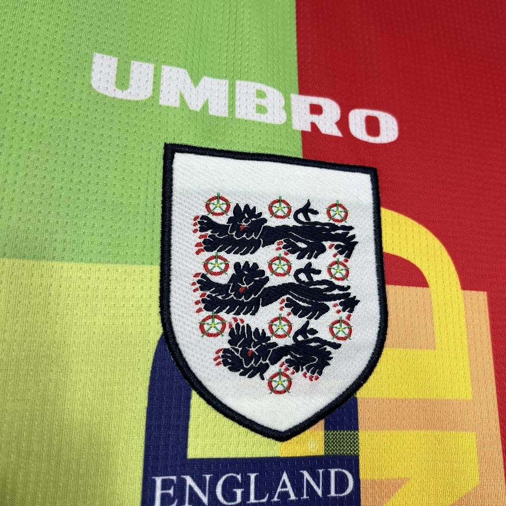 Retro England 1996 Goalkeeper Long Sleeve Jersey - UnitedFutballJersey